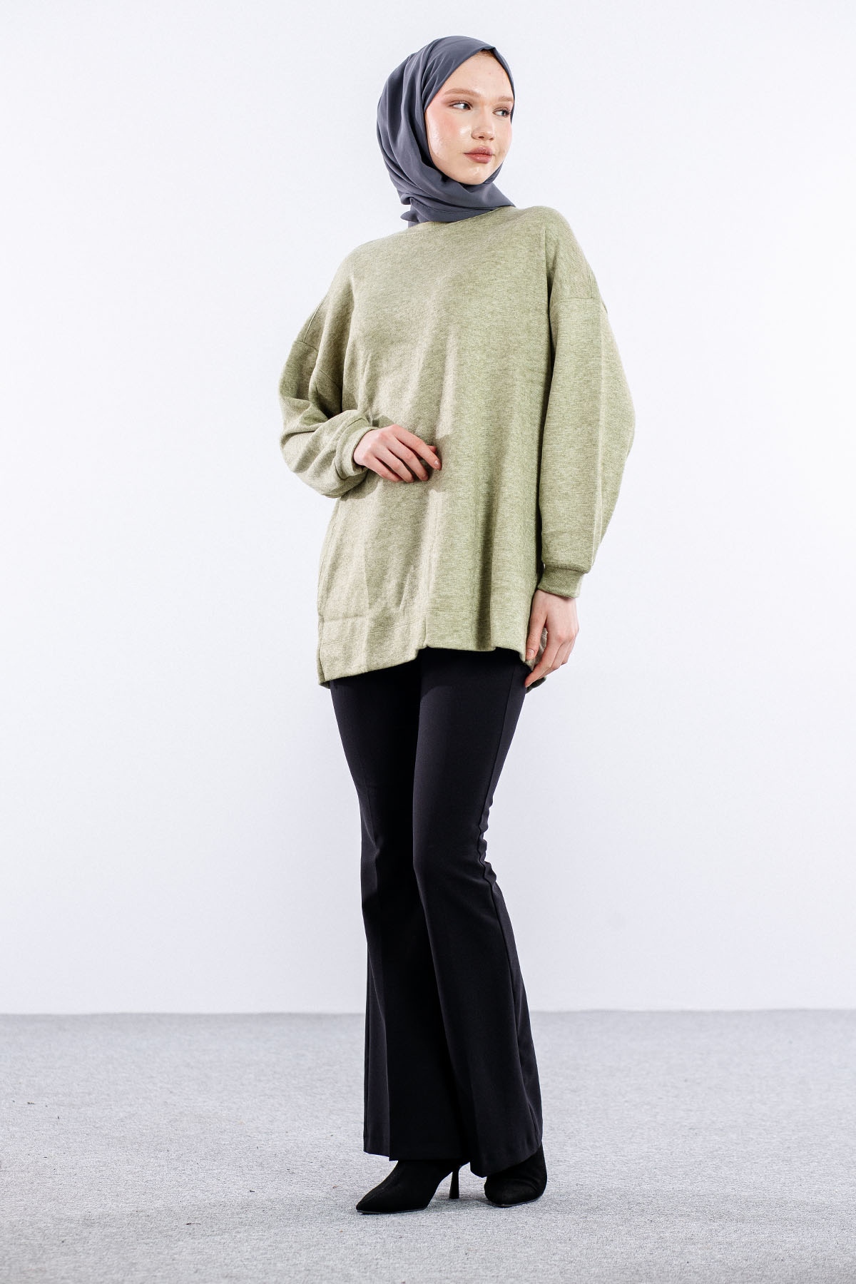 31355 Melanj Tunik Tek - Haki - 2