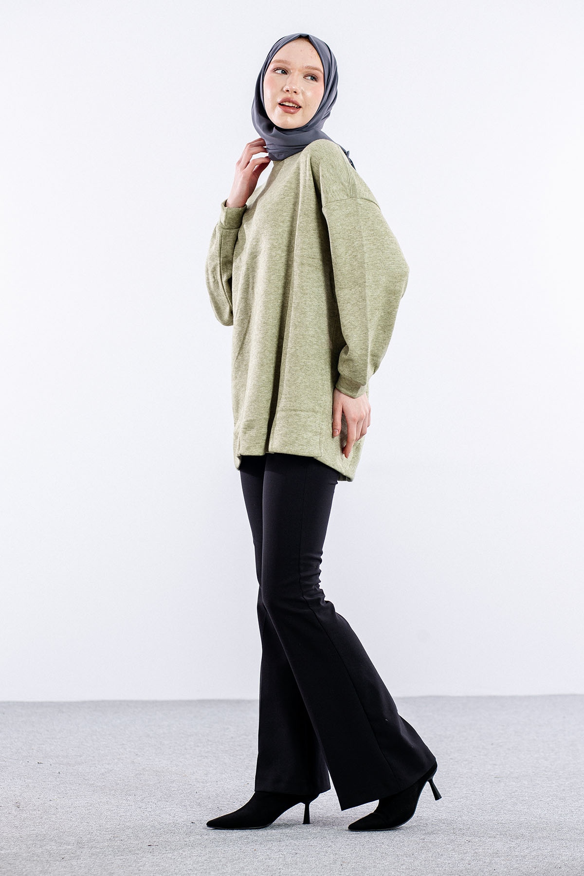 31355 Melanj Tunik Tek - Haki - 4