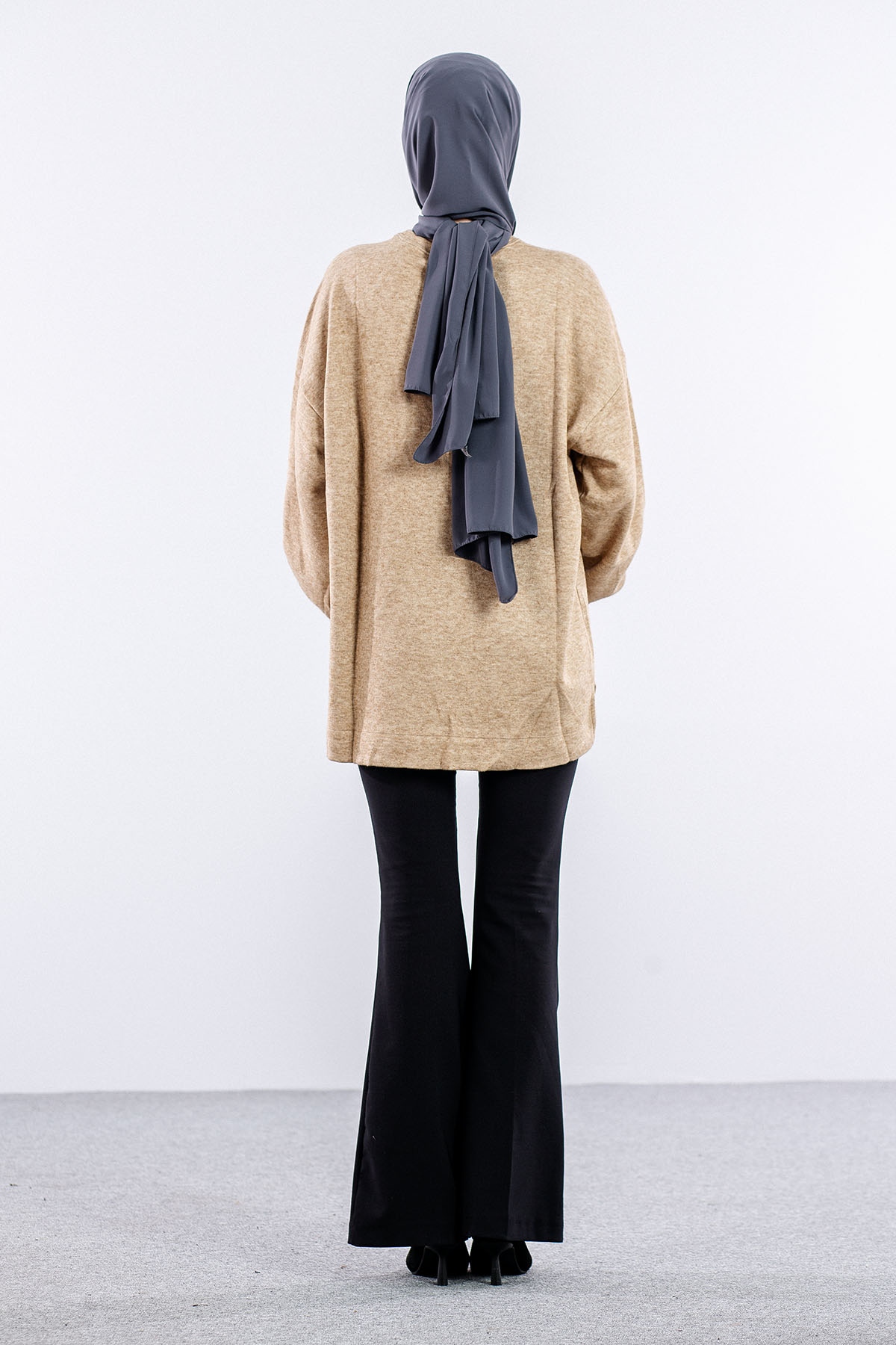 31355 Melanj Tunik Tek - K_camel - 4