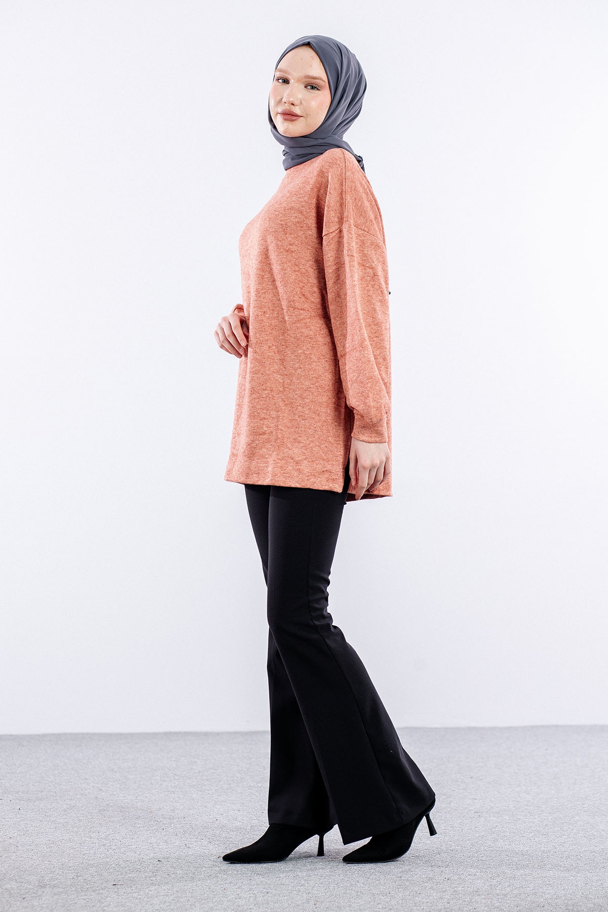 31355 Melanj Tunik Tek - K_kiremit - 3