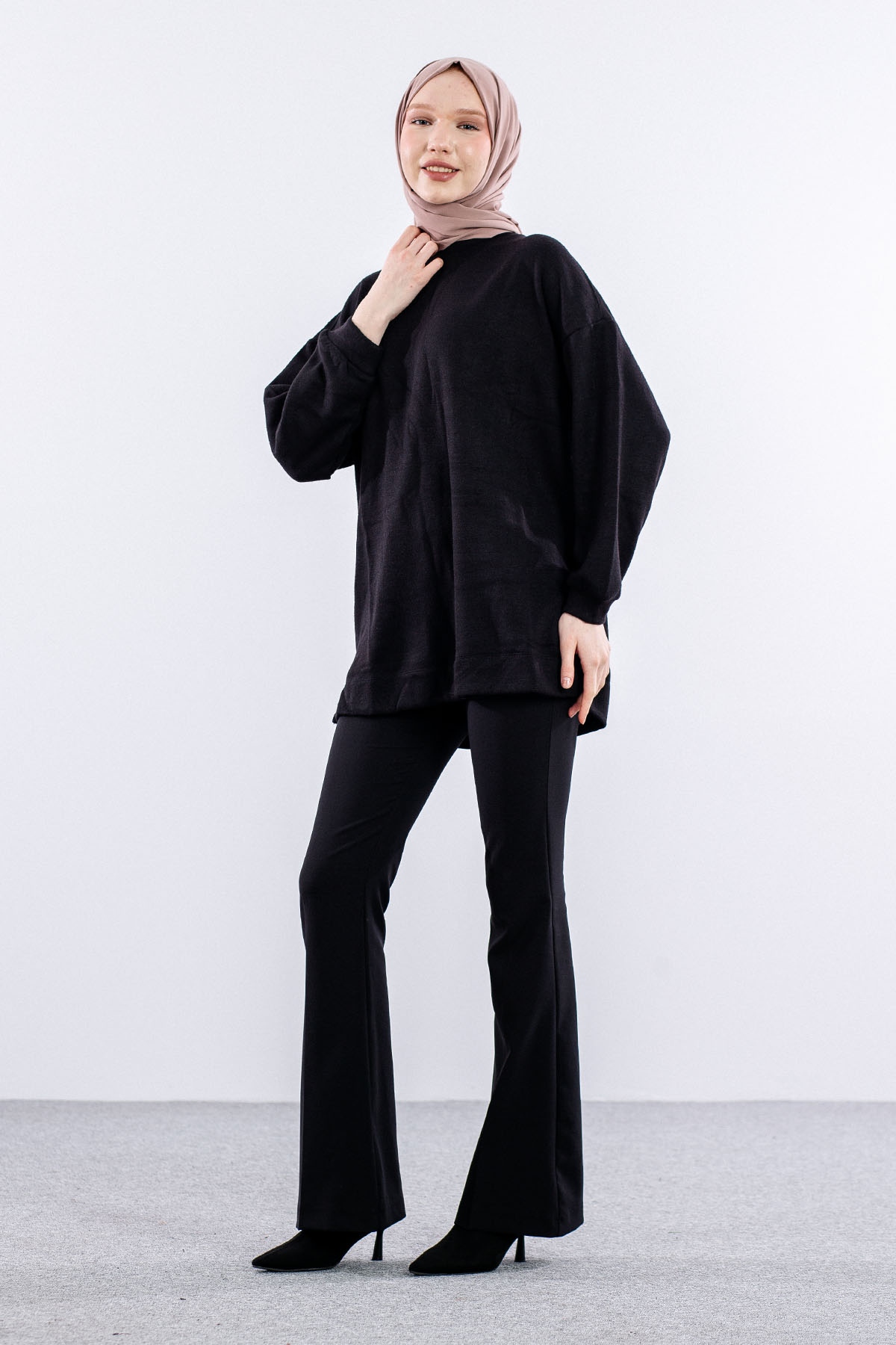 31355 Melanj Tunik Tek - Siyah - 3