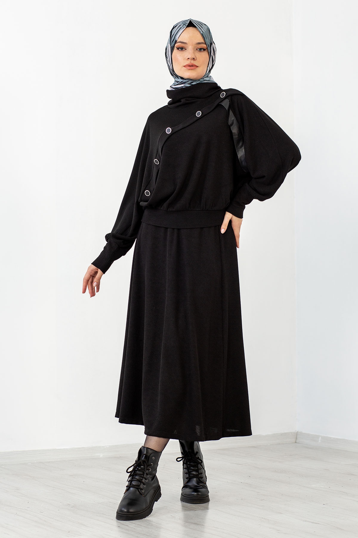 31367 2 Li Takim S-m-l - Siyah - 1