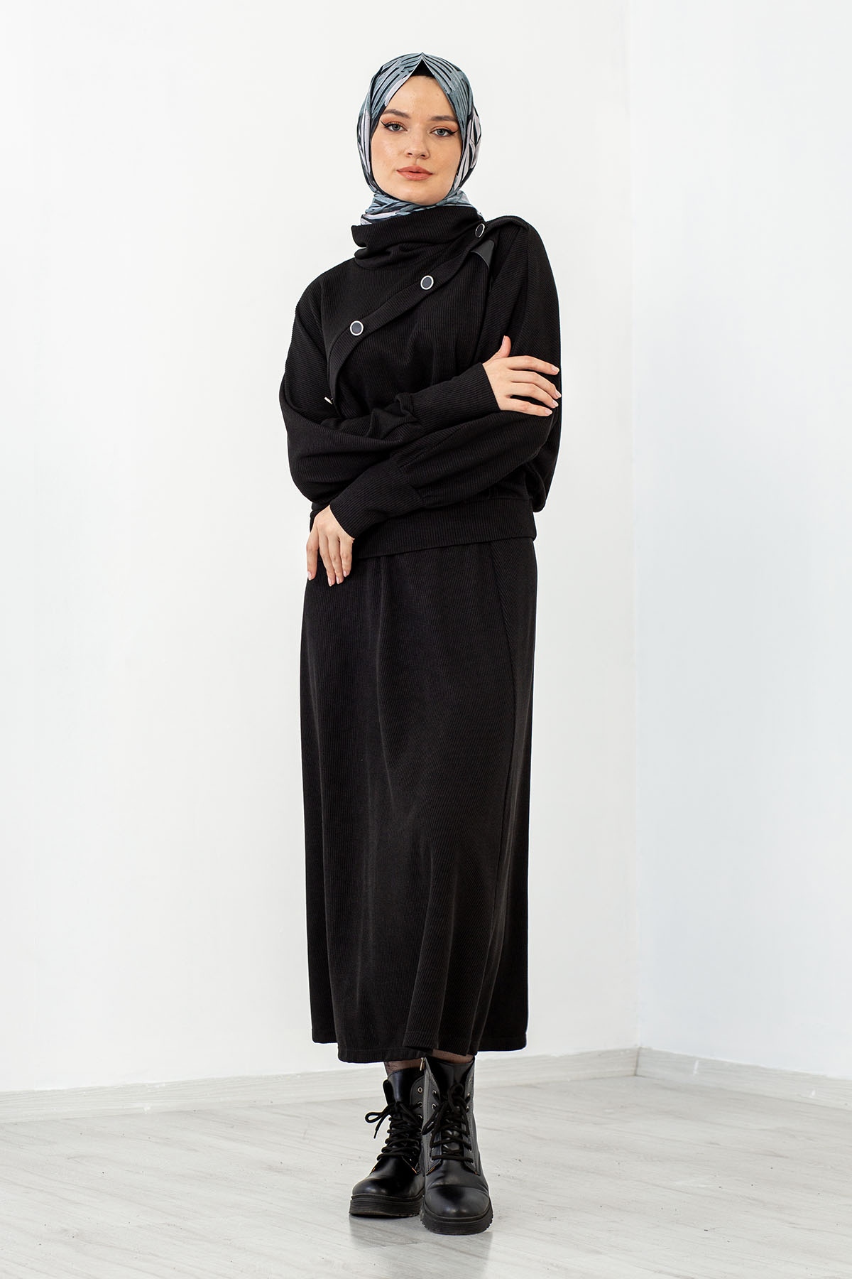 31367 2 Li Takim S-m-l - Siyah - 2