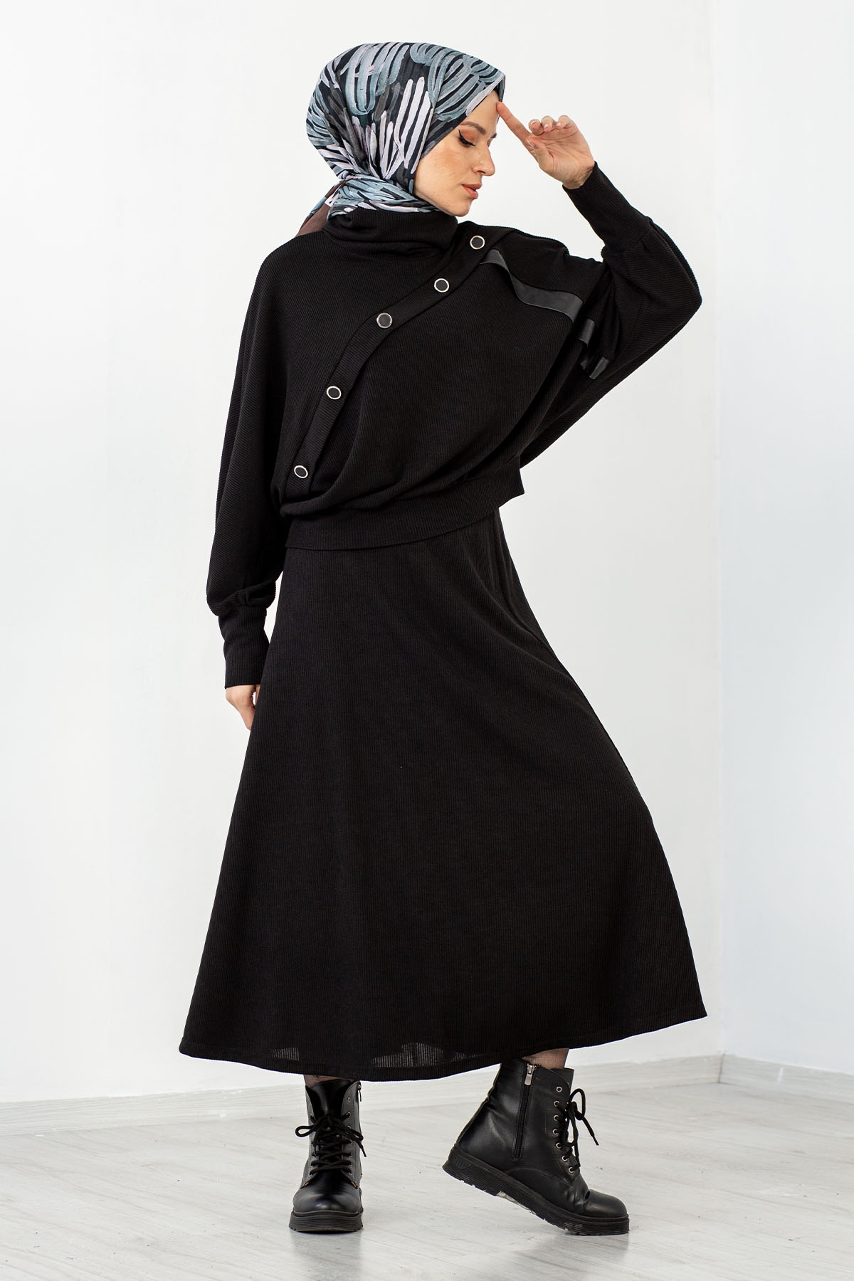 31367 2 Li Takim S-m-l - Siyah - 3