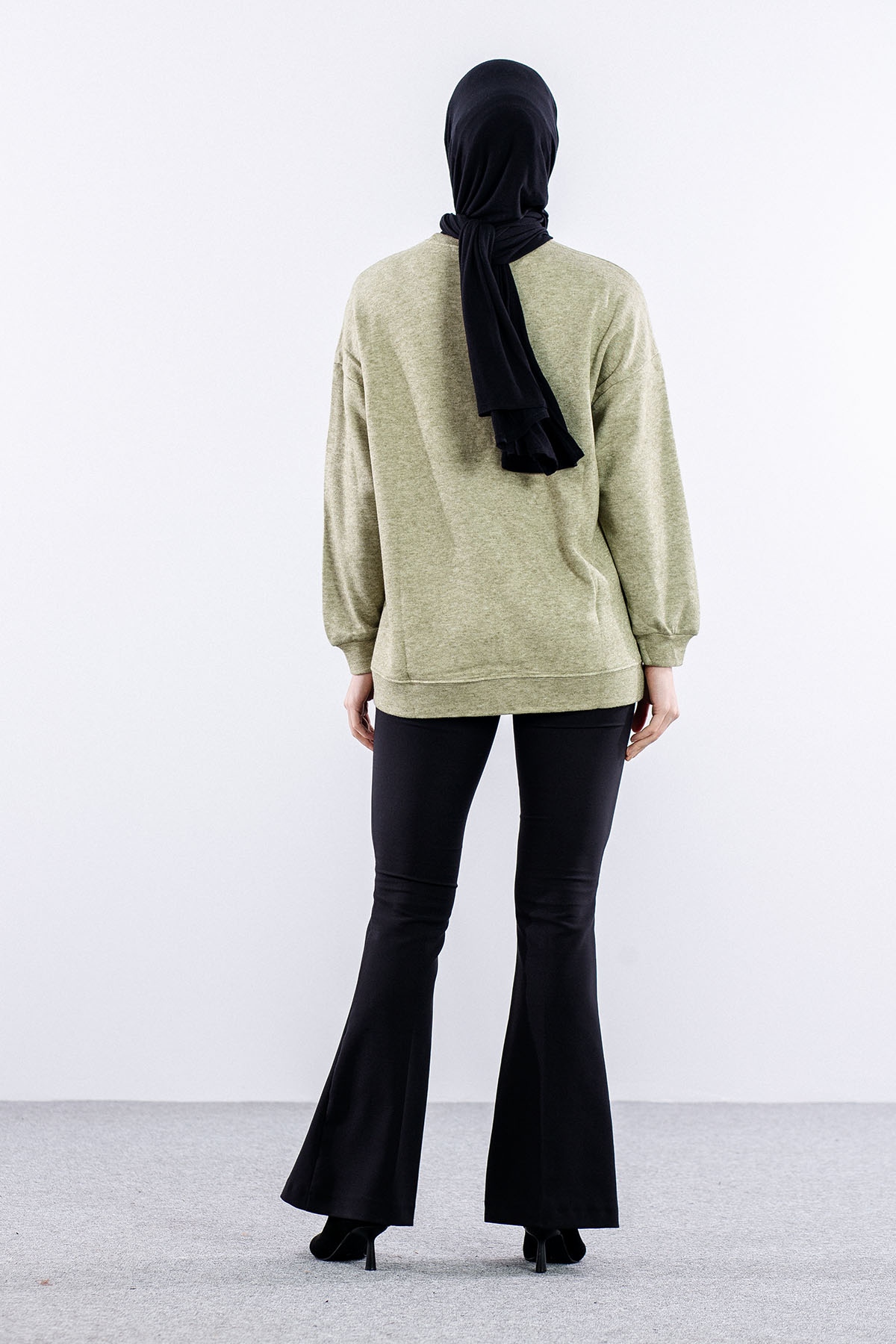 31465 Tunik Tek Nkş - Haki - 4