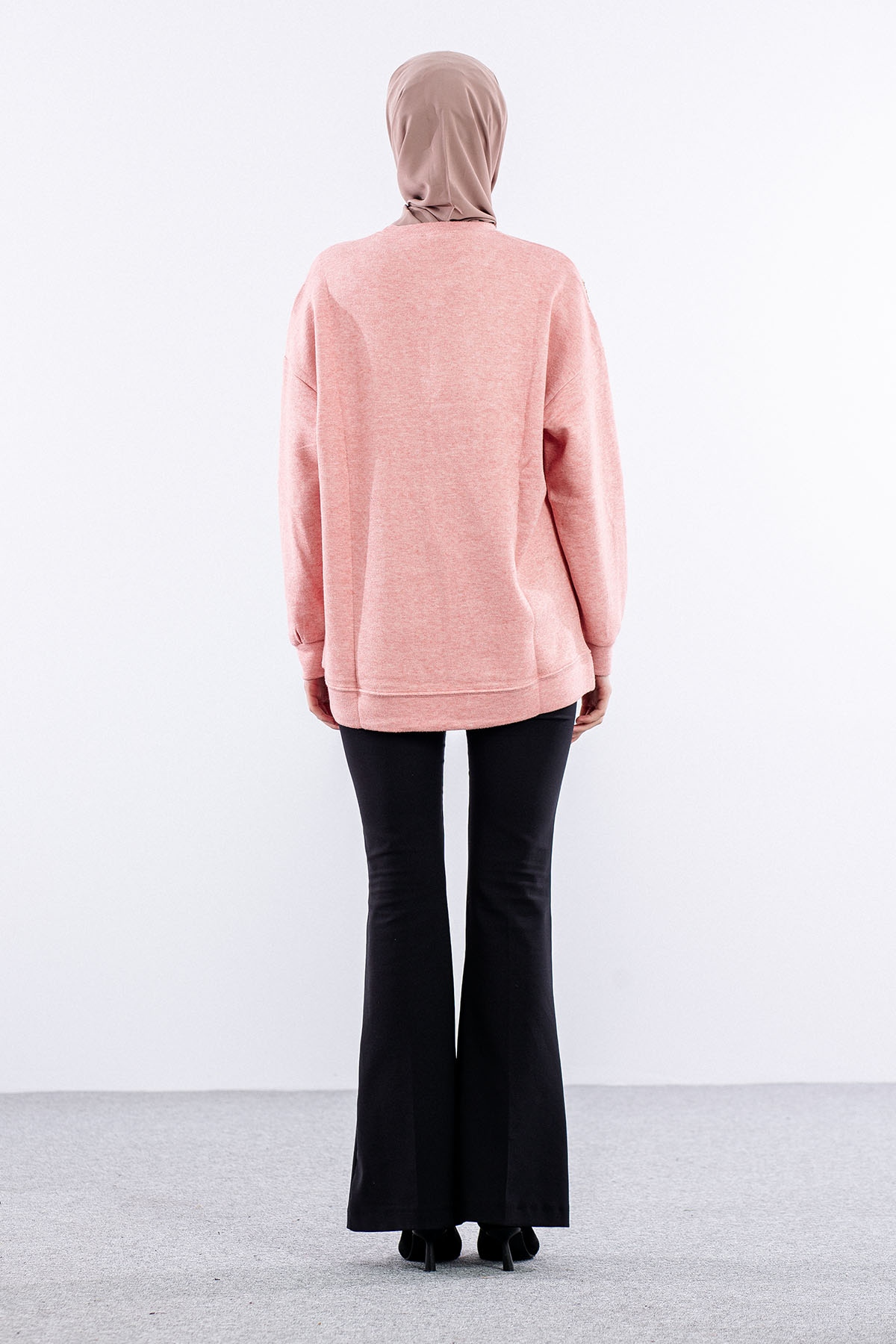 31466 Tunik Tek Leo Zbra - Pudra - 4