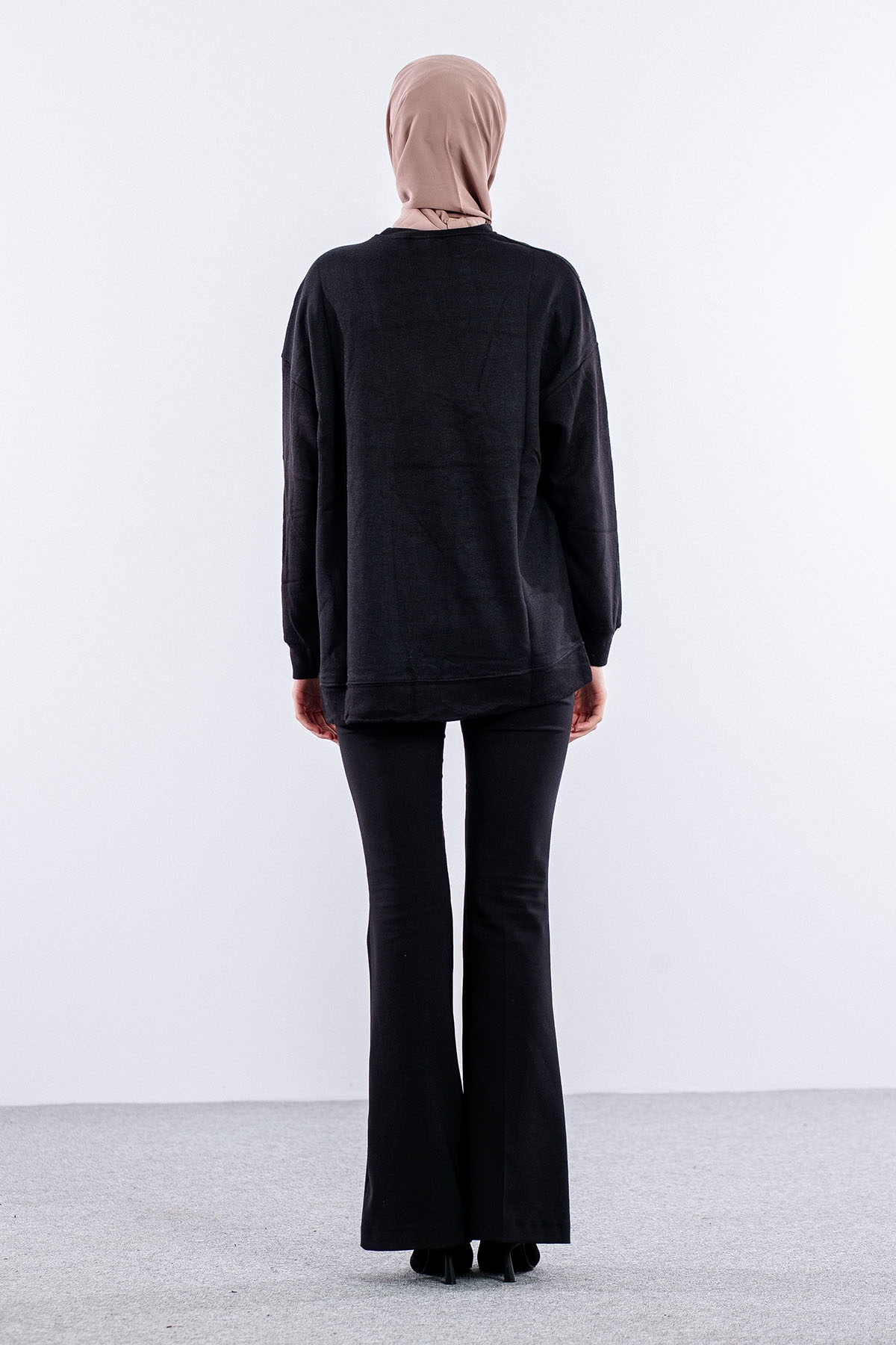 31466 Tunik Tek Leo Zbra - Siyah - 5