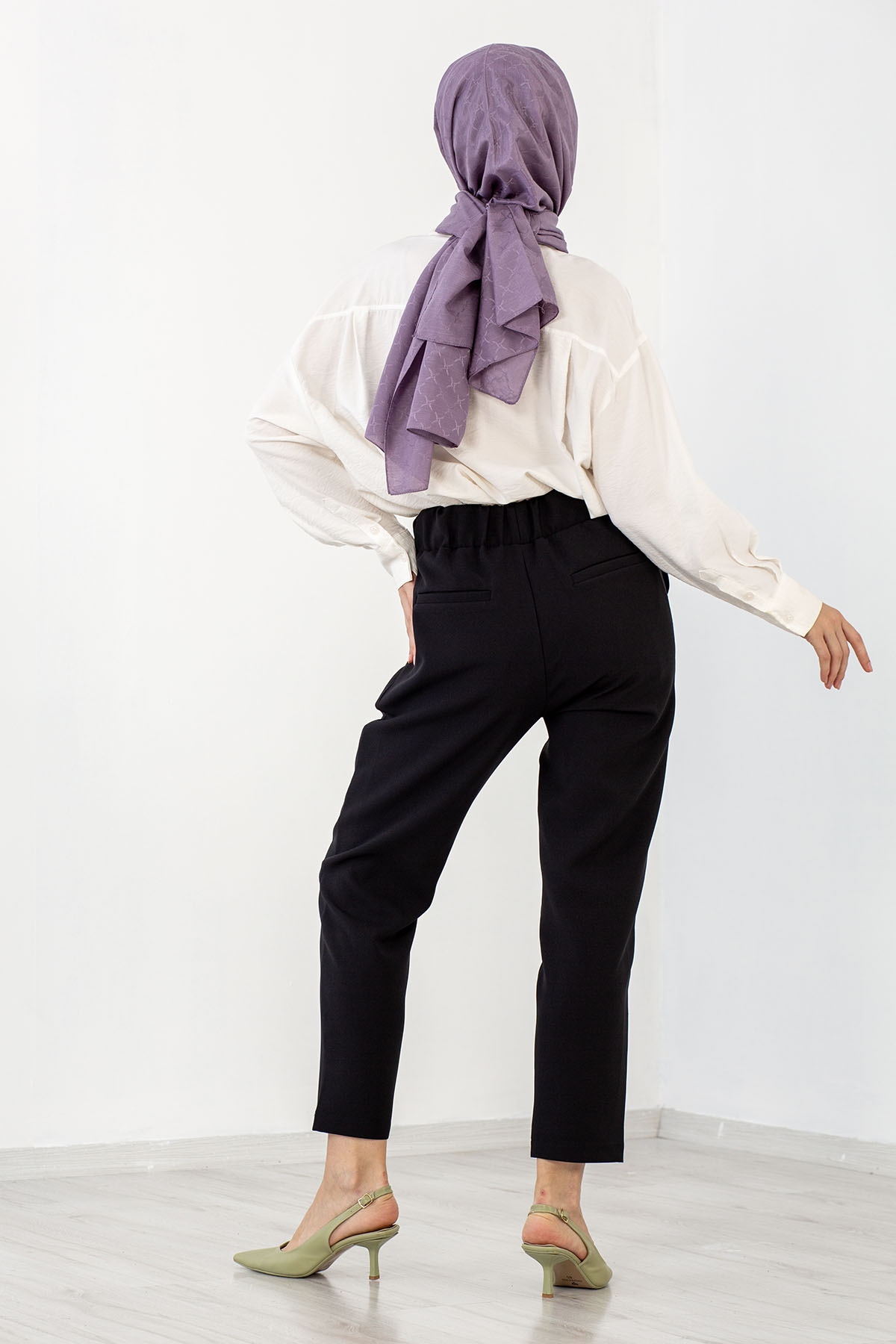 31582 Havuç Pantolon S-xl - Siyah - 4