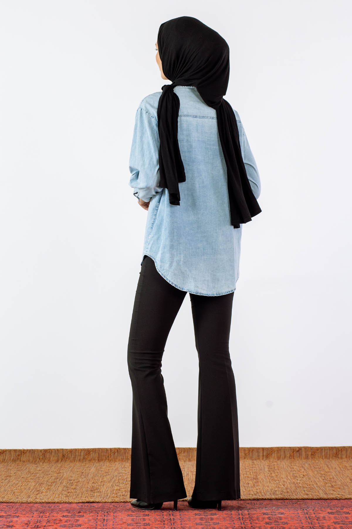 31781 Denim Gömlek S-xl - A_mavi - 4