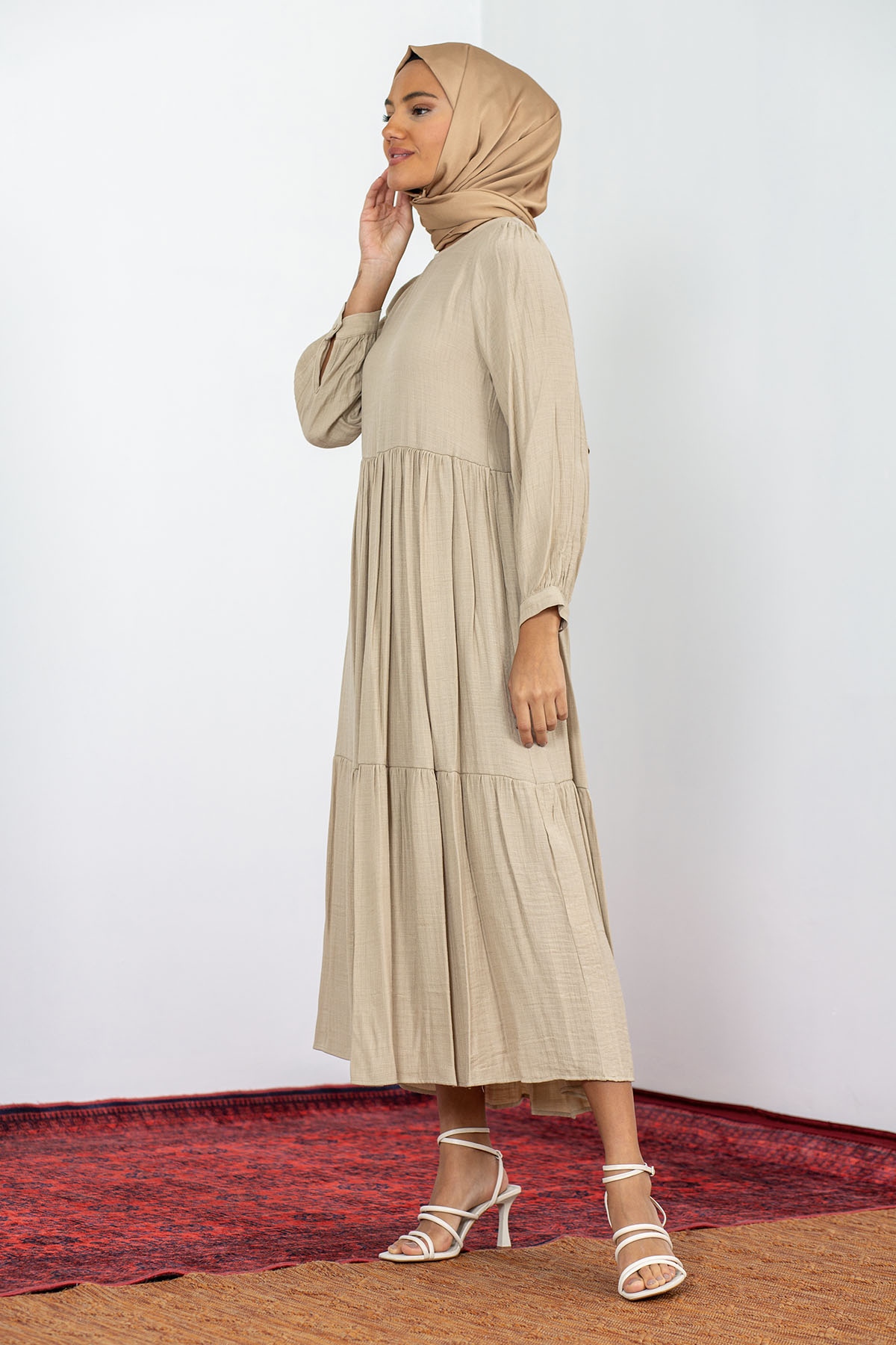 32010 Katli Elbise S-m-l - Toprak - 4