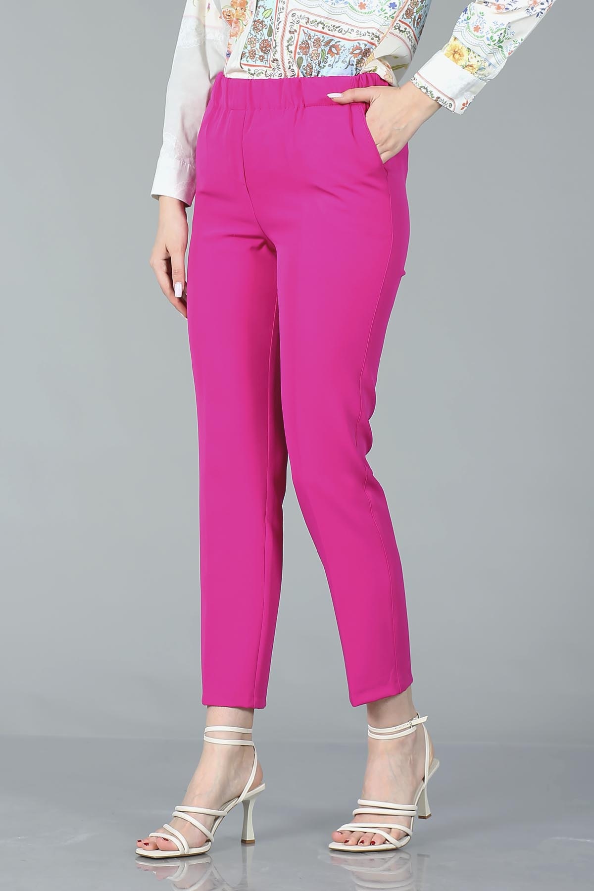 3210 Pantolon 40-50 - Fusya - 3