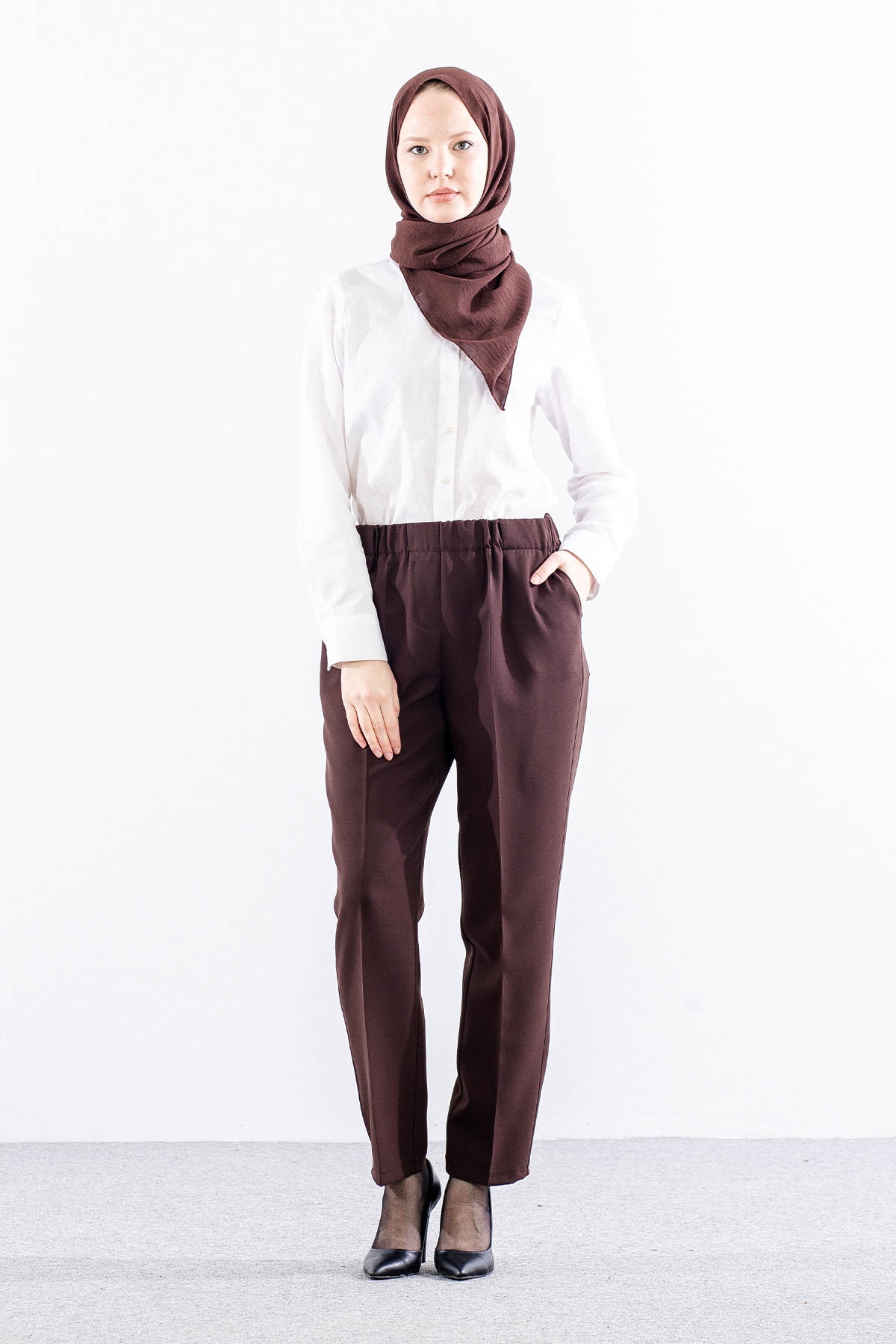 3210 Pantolon 40-50 - Kahve - 1