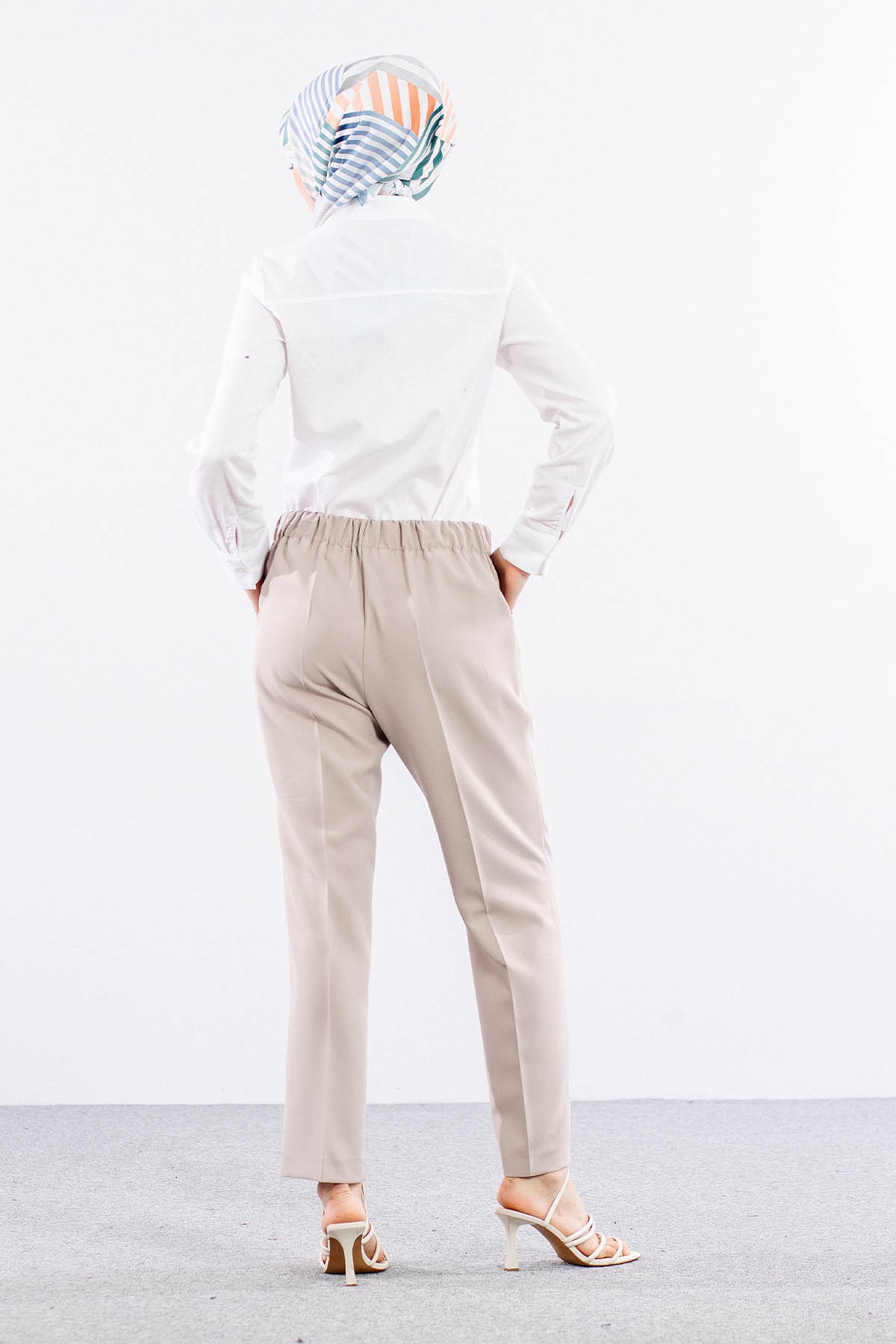 3210 Pantolon 44-54 - Bej  - - 4