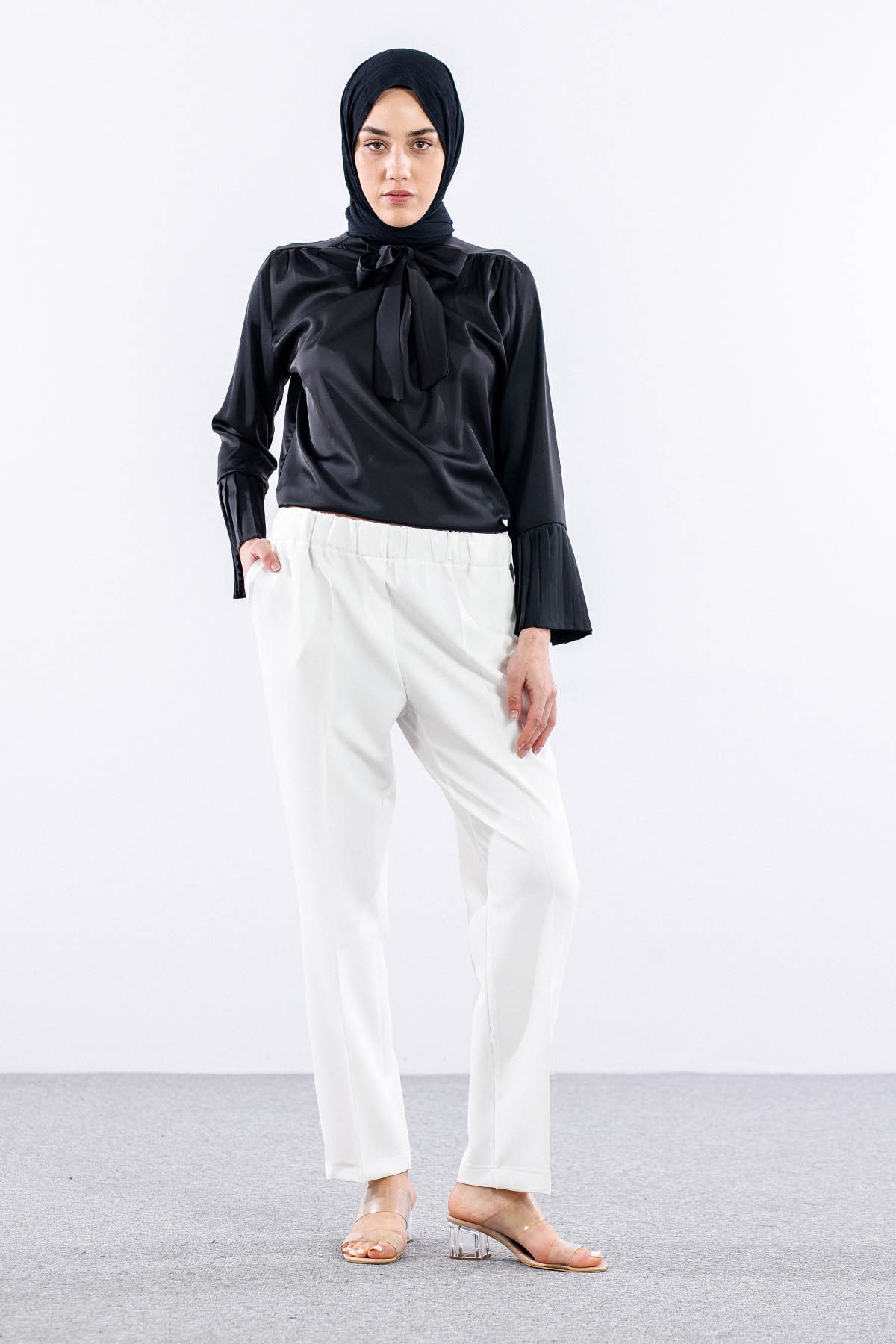 3210 Pantolon 44-54 - Ekru  - - 1