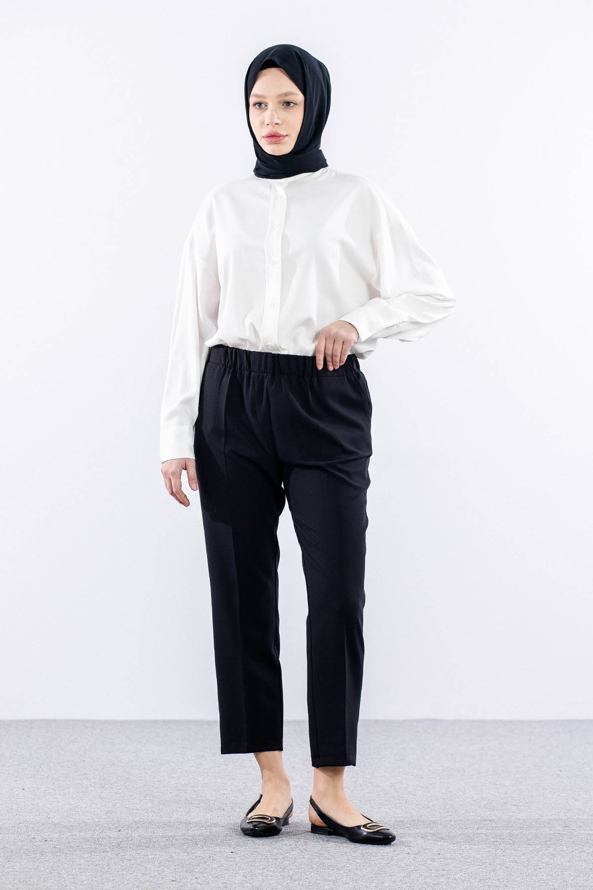 3210 Pantolon 44-54 - Siyah  - - 1