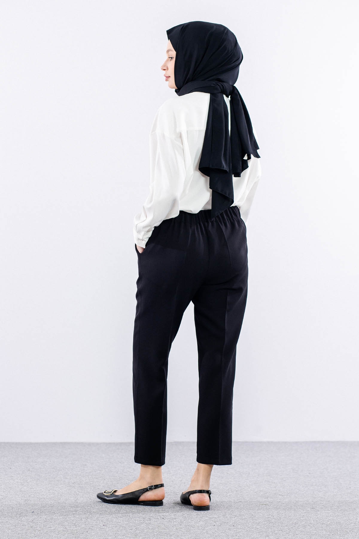 3210 Pantolon 44-54 - Siyah  - - 6