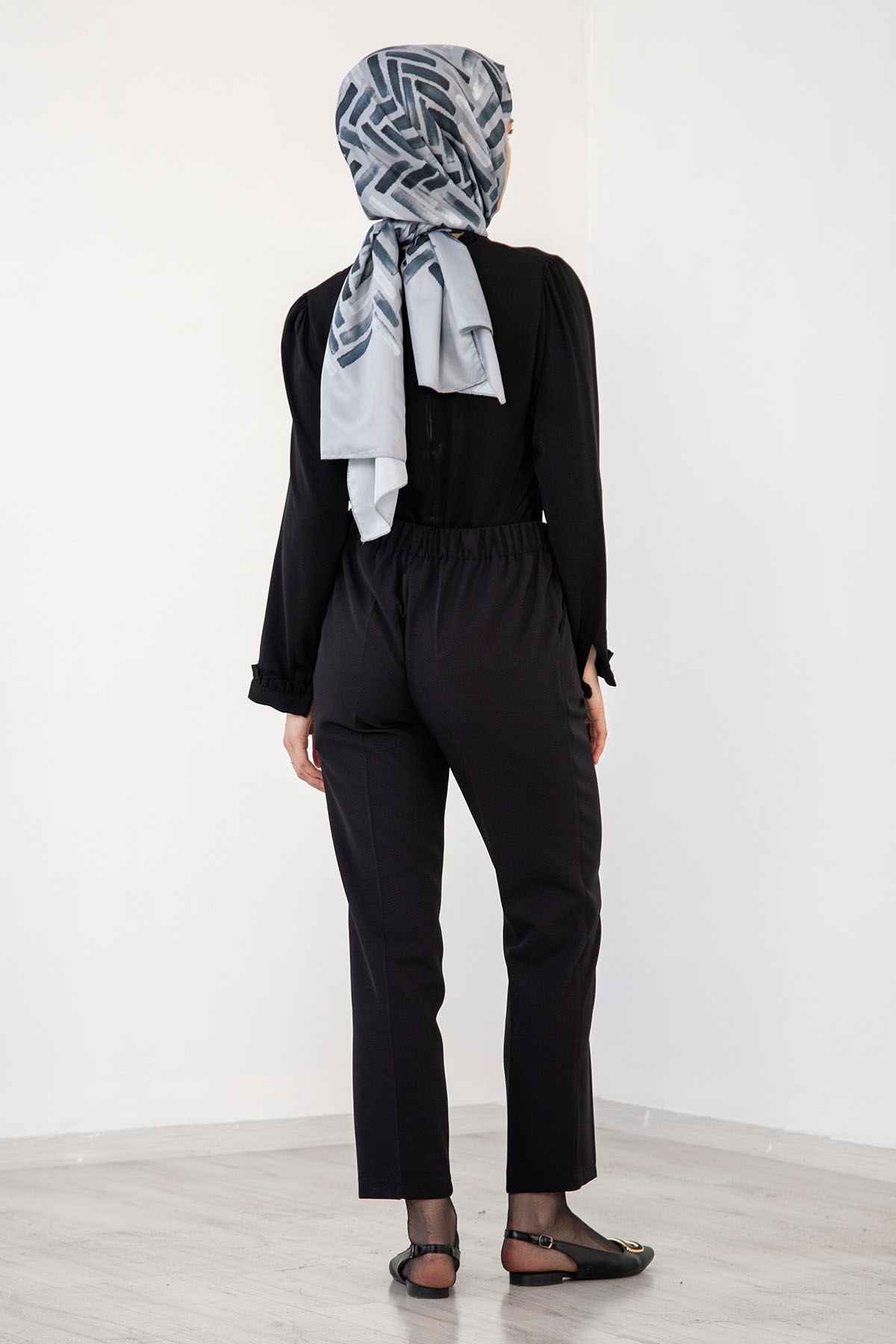 3210 Pantolon 44-54 -Siyah - 4