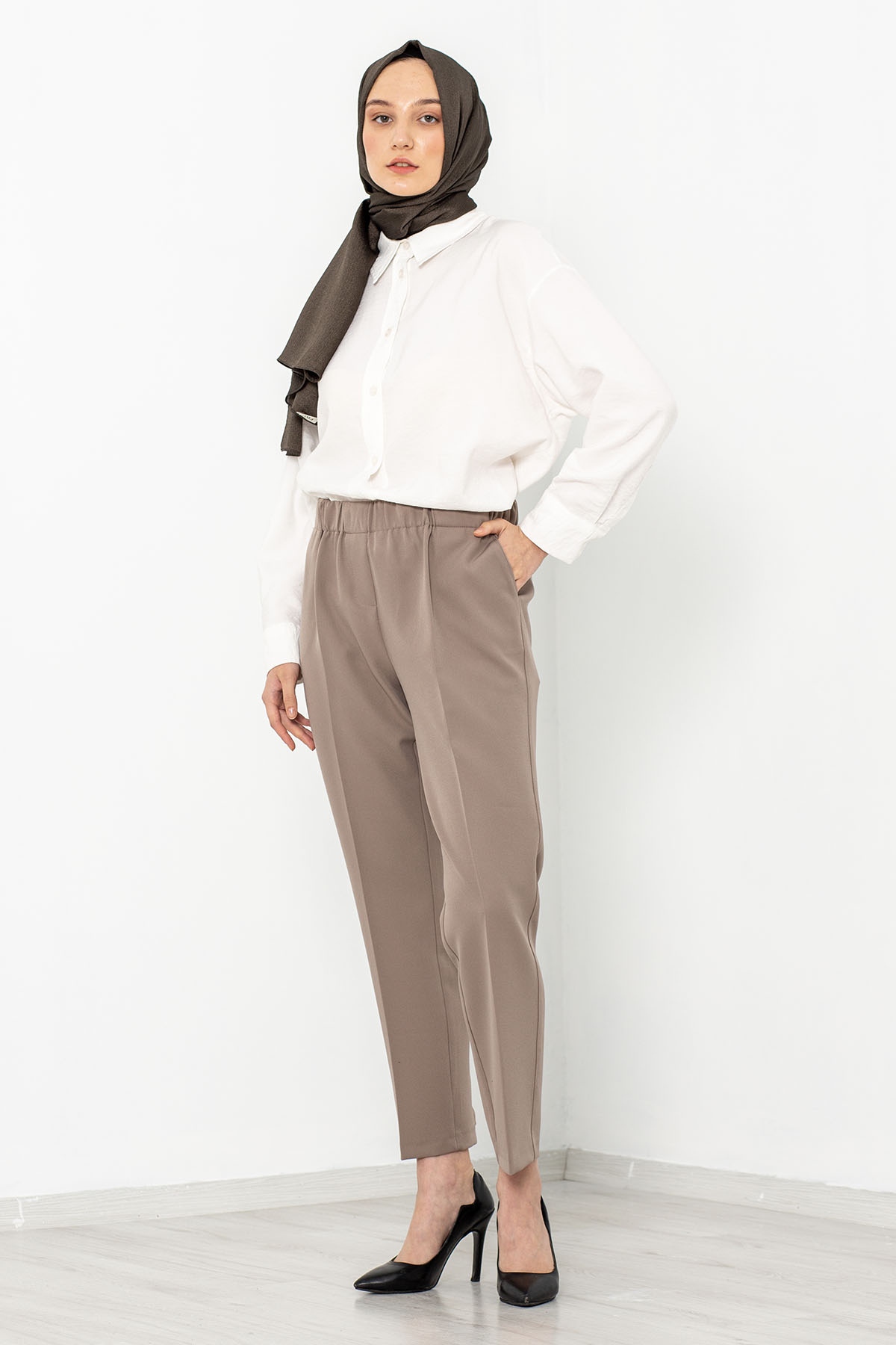 3210 Pantolon 44-54 - Vizon - 1