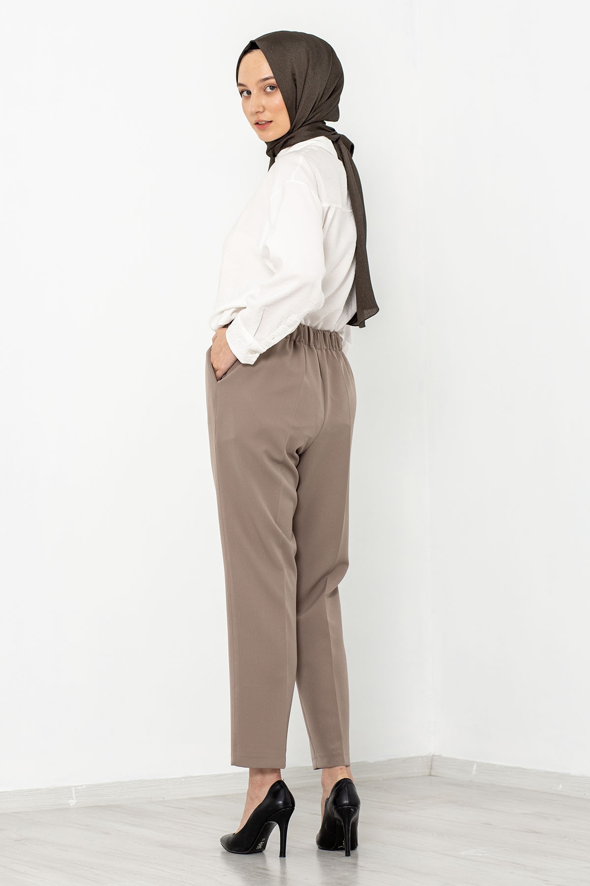 3210 Pantolon 44-54 - Vizon - 3