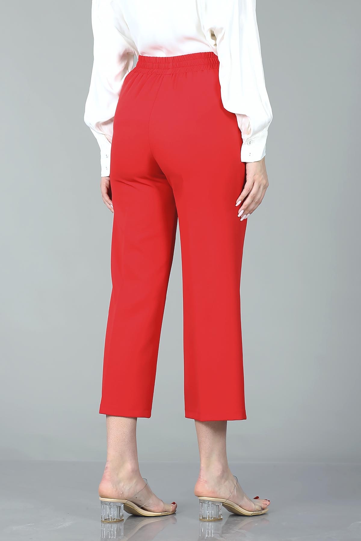 3211 Pantolon 38-46 - Kirmizi - 4