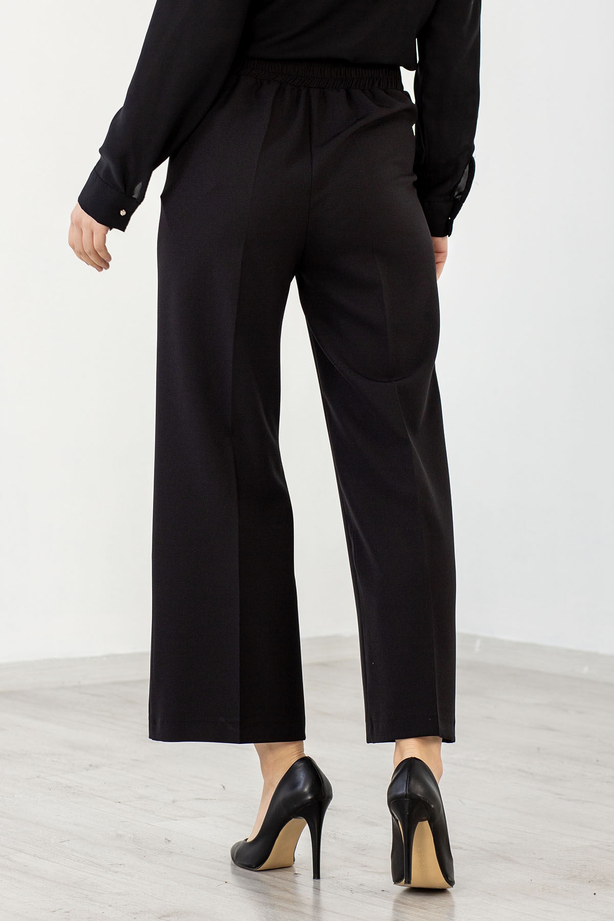 3211 Pantolon 38-46  - Siyah - 3