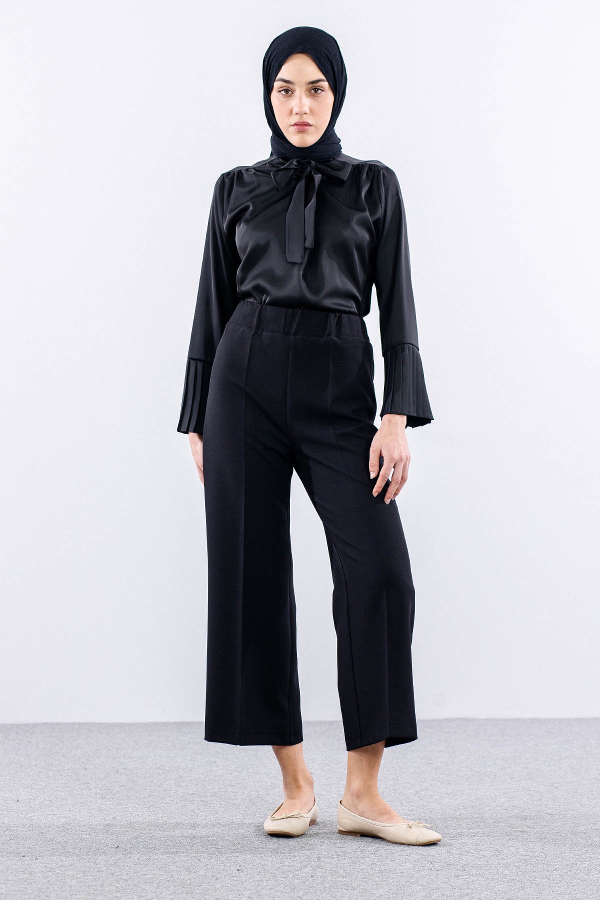 3211 Pantolon 38-46 - Siyah  - - 1