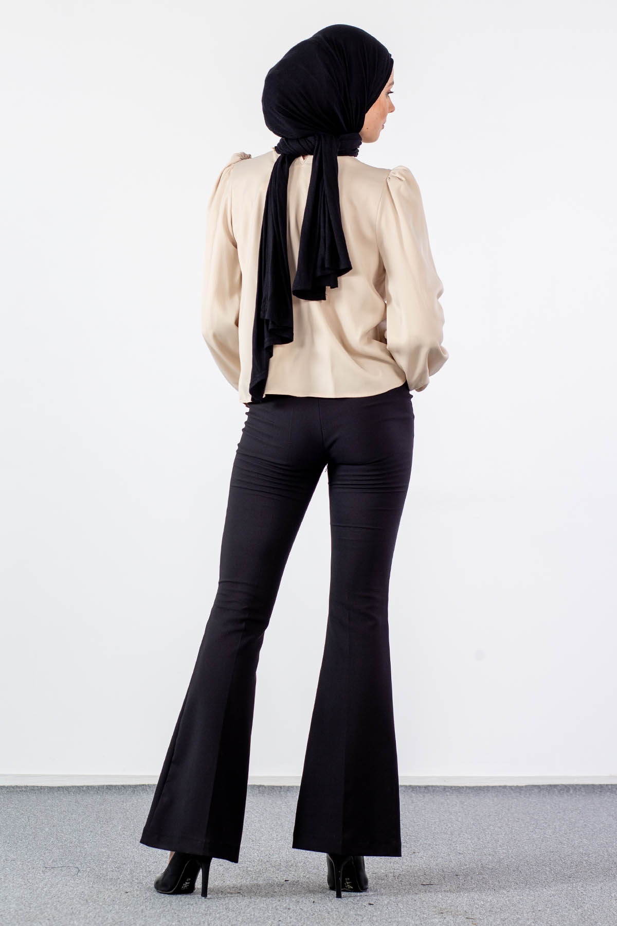 32148 şik Gömlek S-m-l-xl - Bej - 4