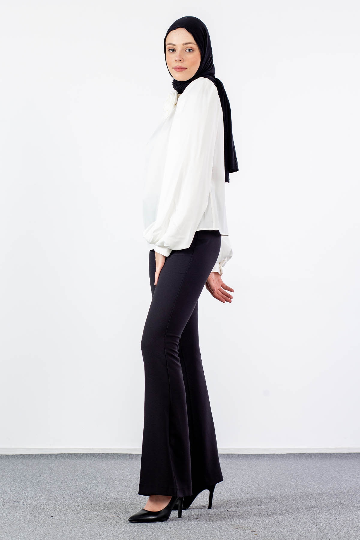 32148 şik Gömlek S-m-l-xl - Ekru - 3