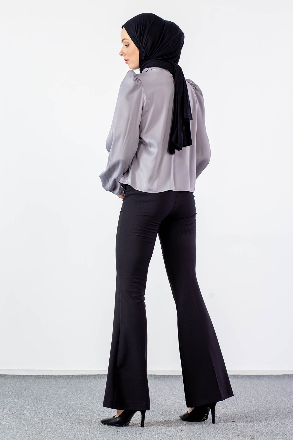 32148 şik Gömlek S-m-l-xl - Gri - 5