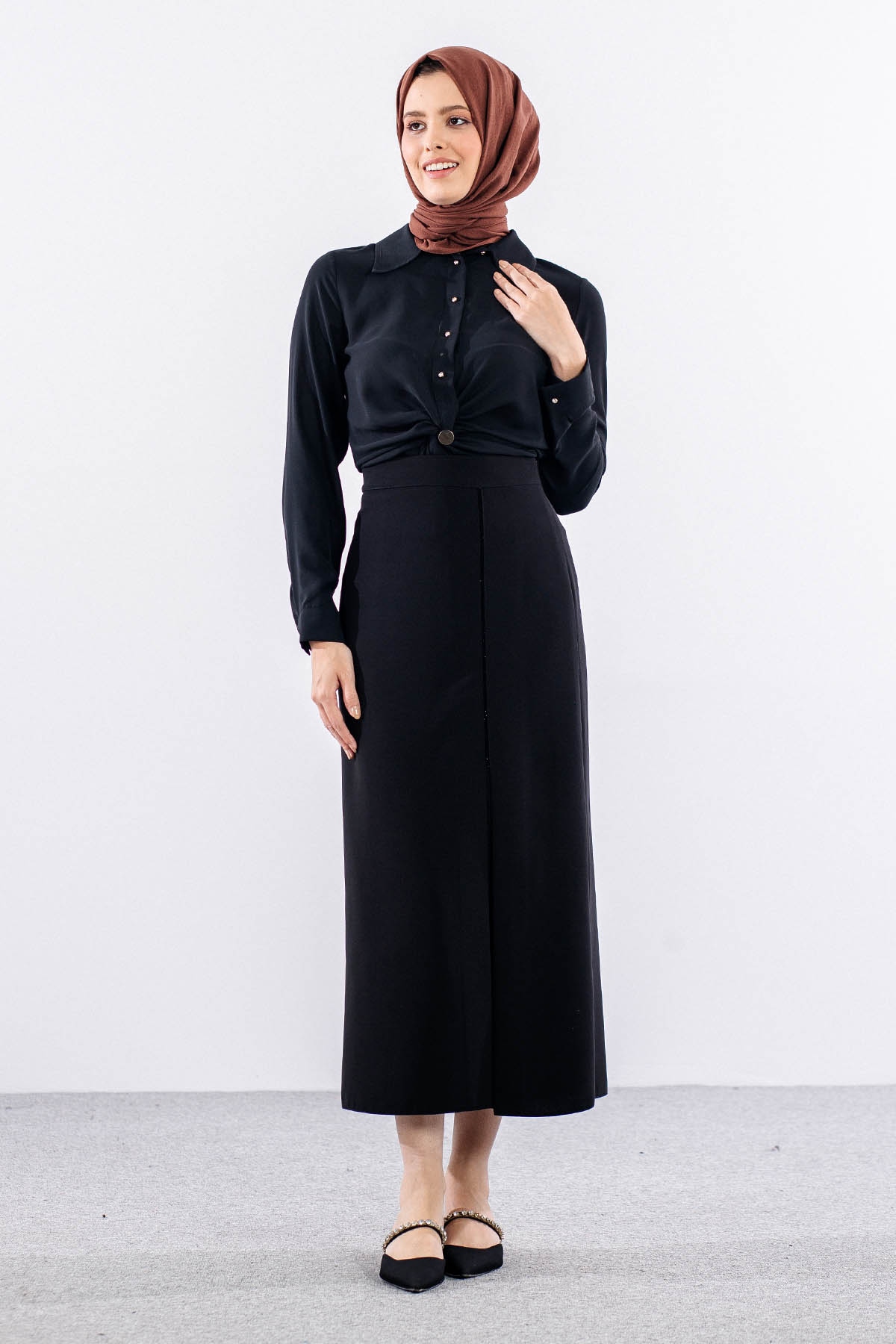 3230 Etek 44-54 - Siyah - - 2