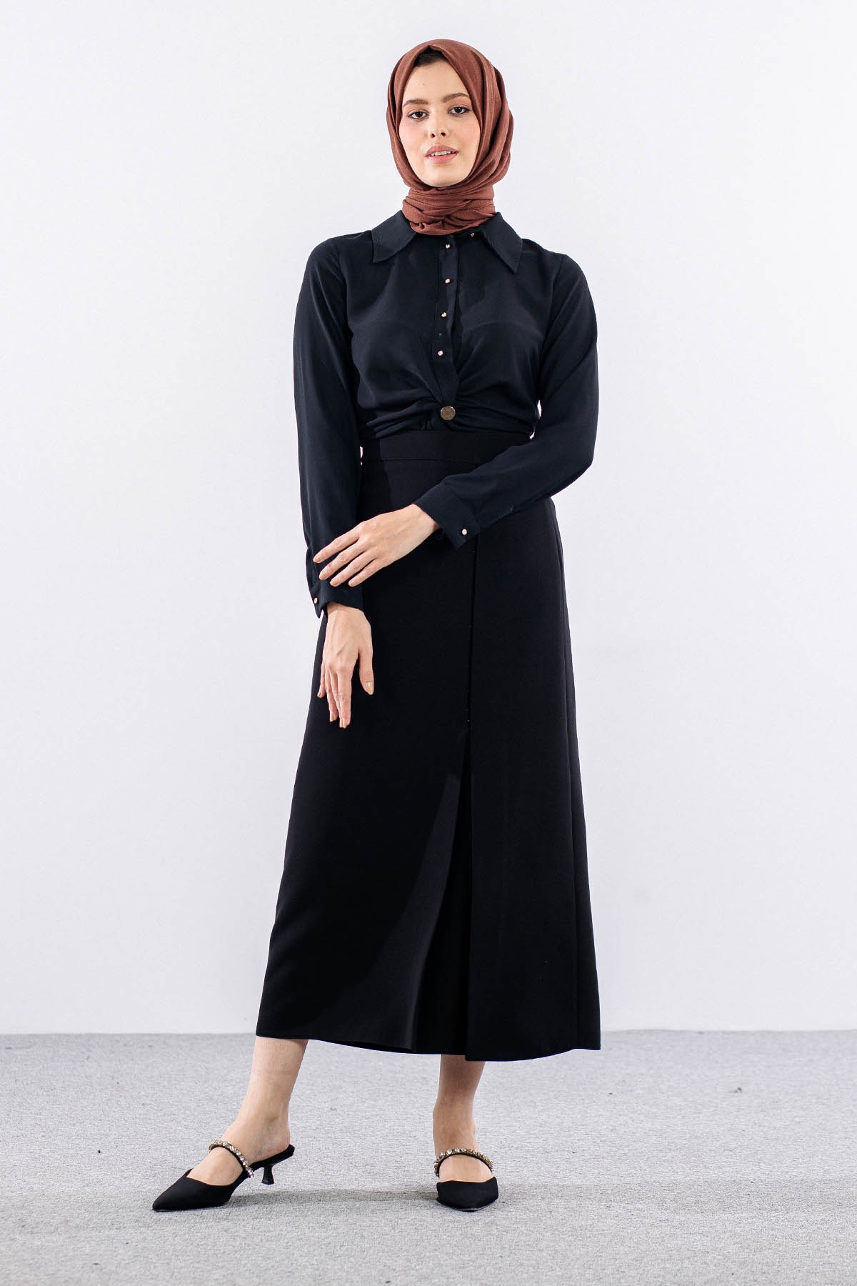 3230 Etek 44-54 - Siyah - - 3