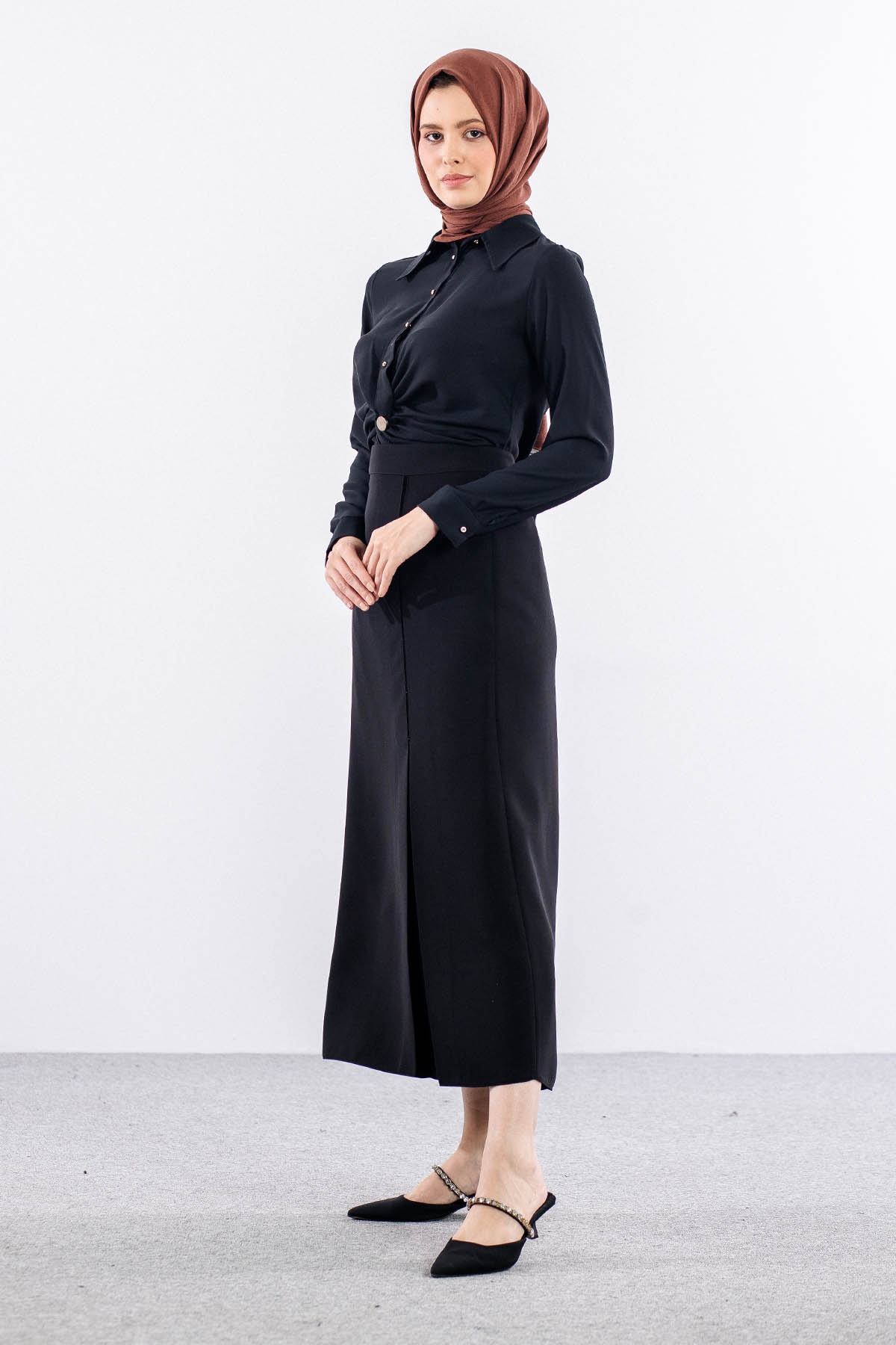 3230 Etek 44-54 - Siyah - - 4