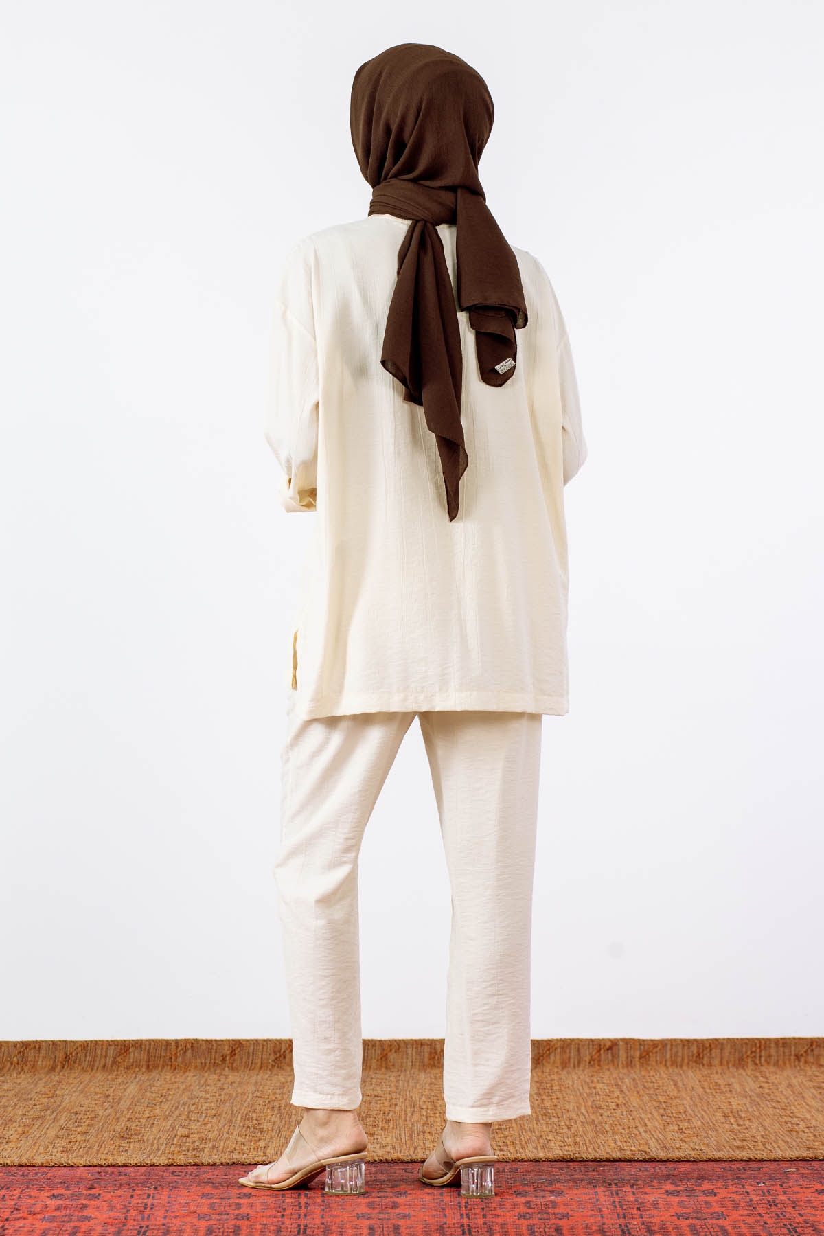 32535 Gömlek Takim S-m-l - Bej - 4