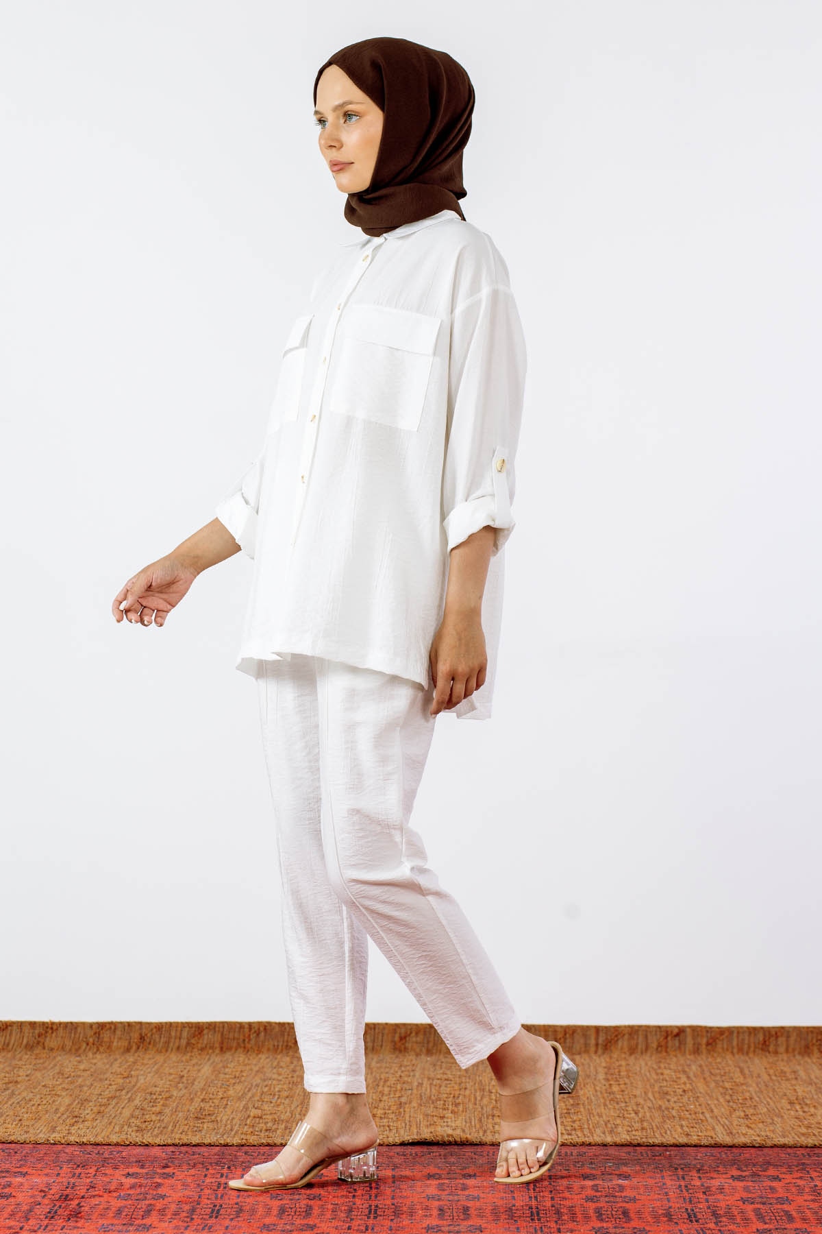 32535 Gömlek Takim S-m-l - Ekru - 2