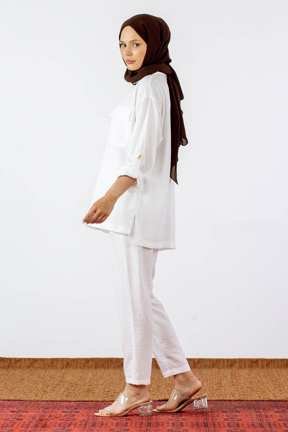 32535 Gömlek Takim S-m-l - Ekru - 3