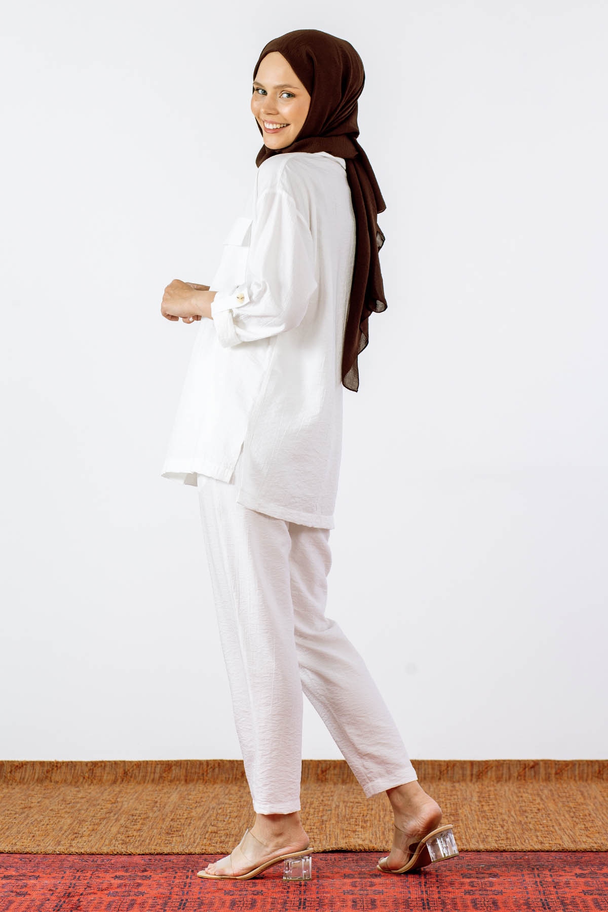 32535 Gömlek Takim S-m-l - Ekru - 5