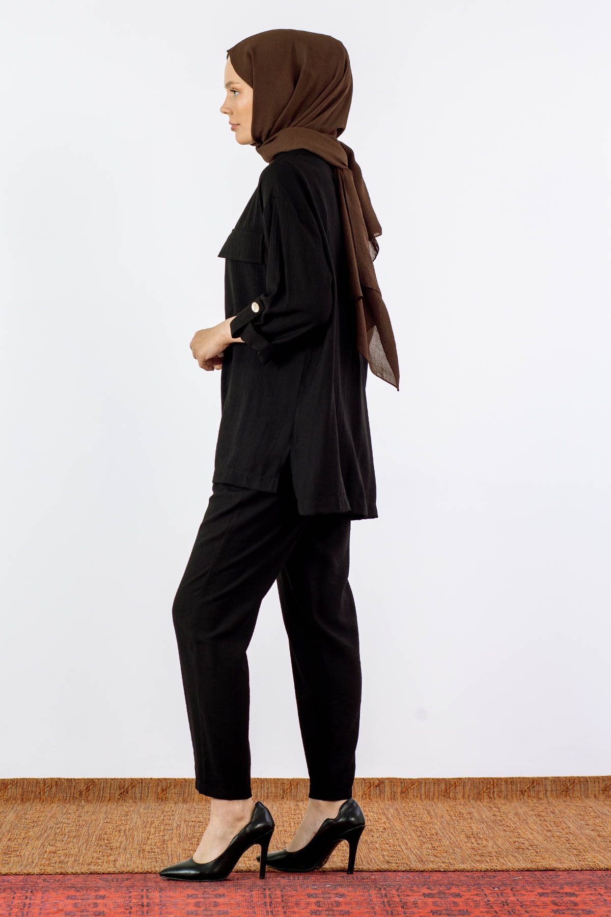 32535 Gömlek Takim S-m-l - Siyah - 4