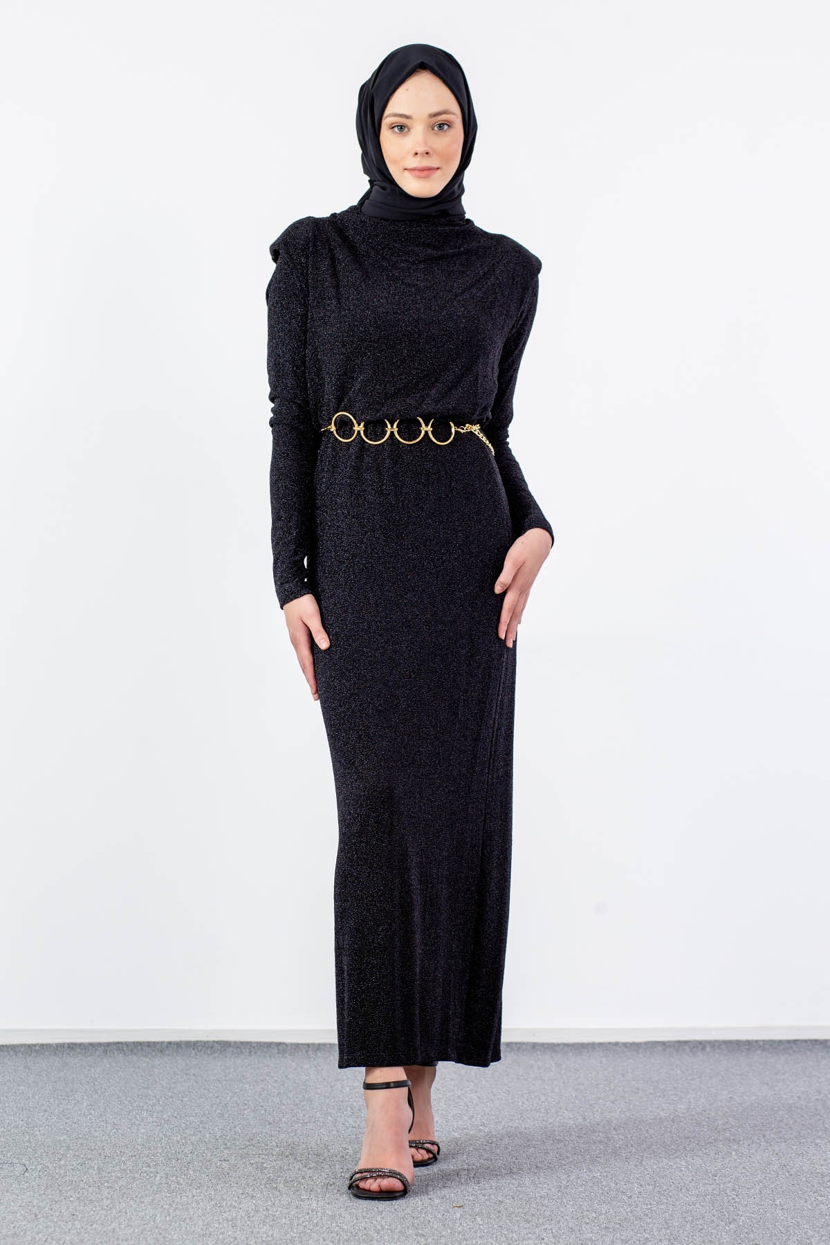 32761 Elbise S-m-l Zncr - Siyah_sim - 2