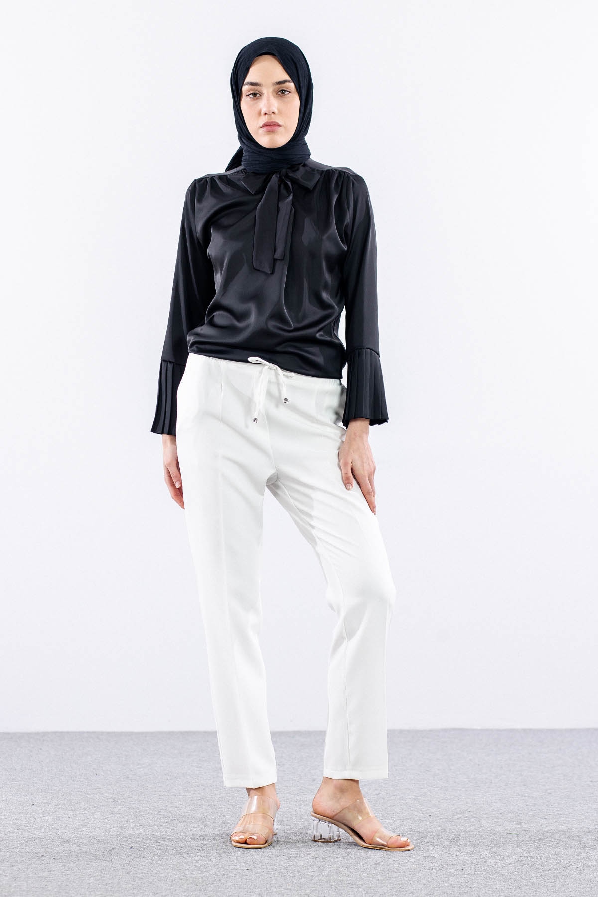 3312 Pantolon 38-48 - Ekru  - - 1