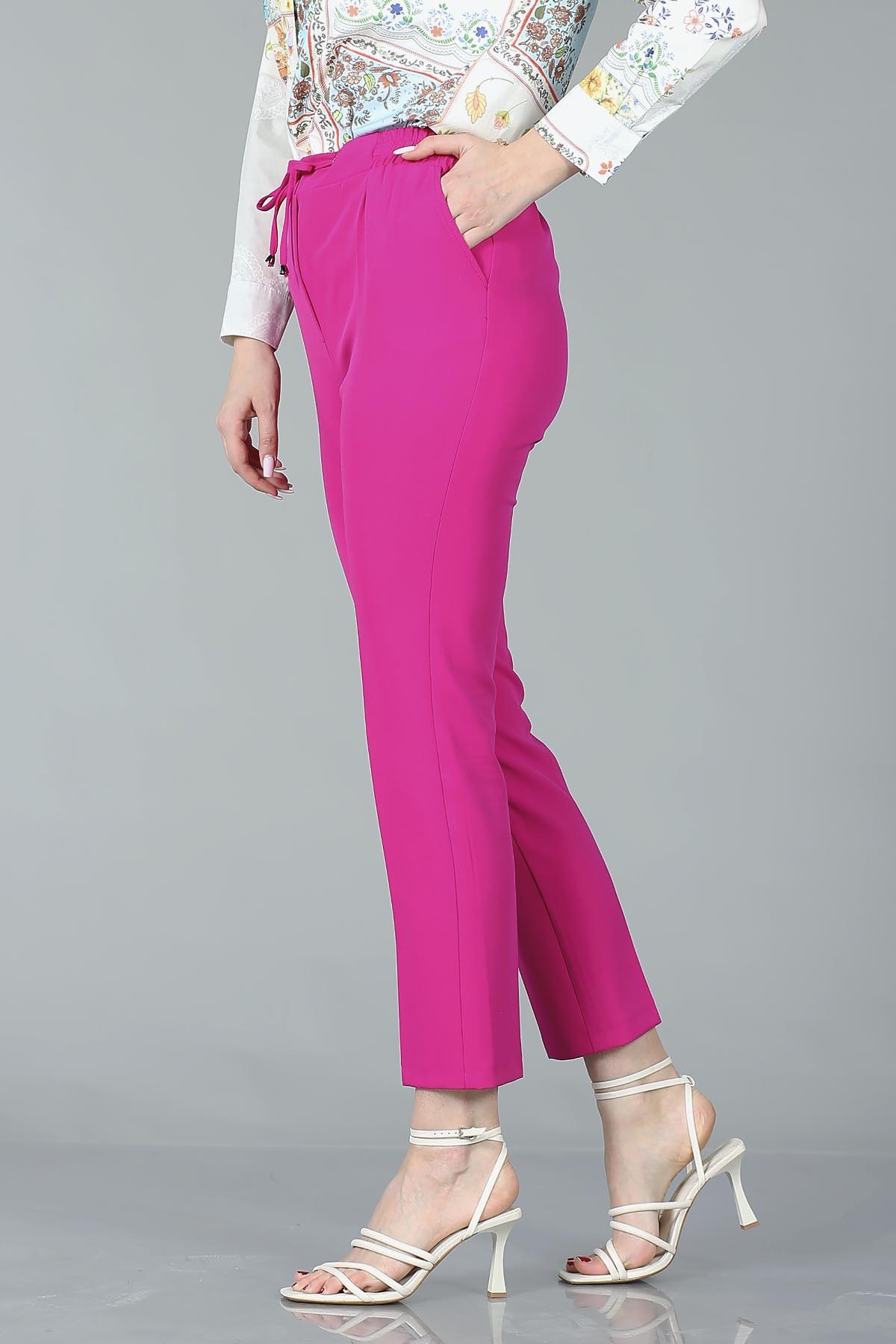 3312 Pantolon 38-48 - Fusya - 3