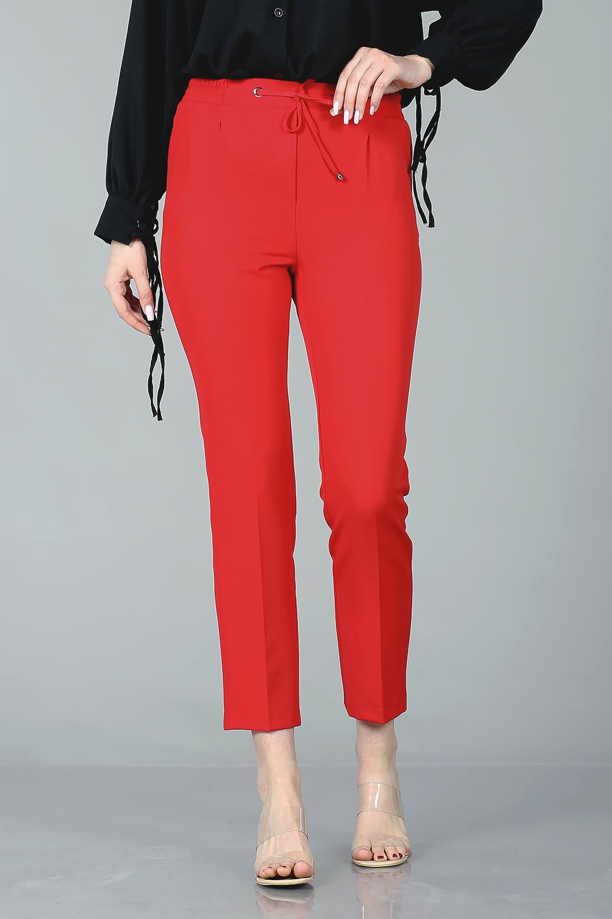 3312 Pantolon 38-48 - Kirmizi - 1