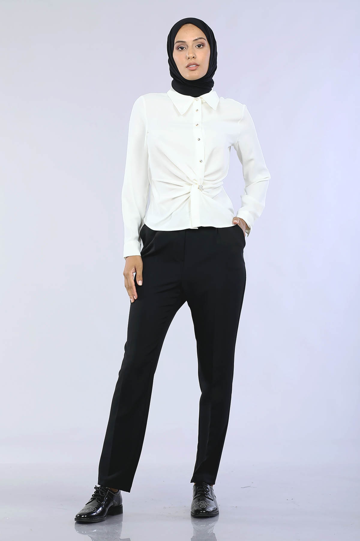 3312 Pantolon 38-48 - Siyah - 2