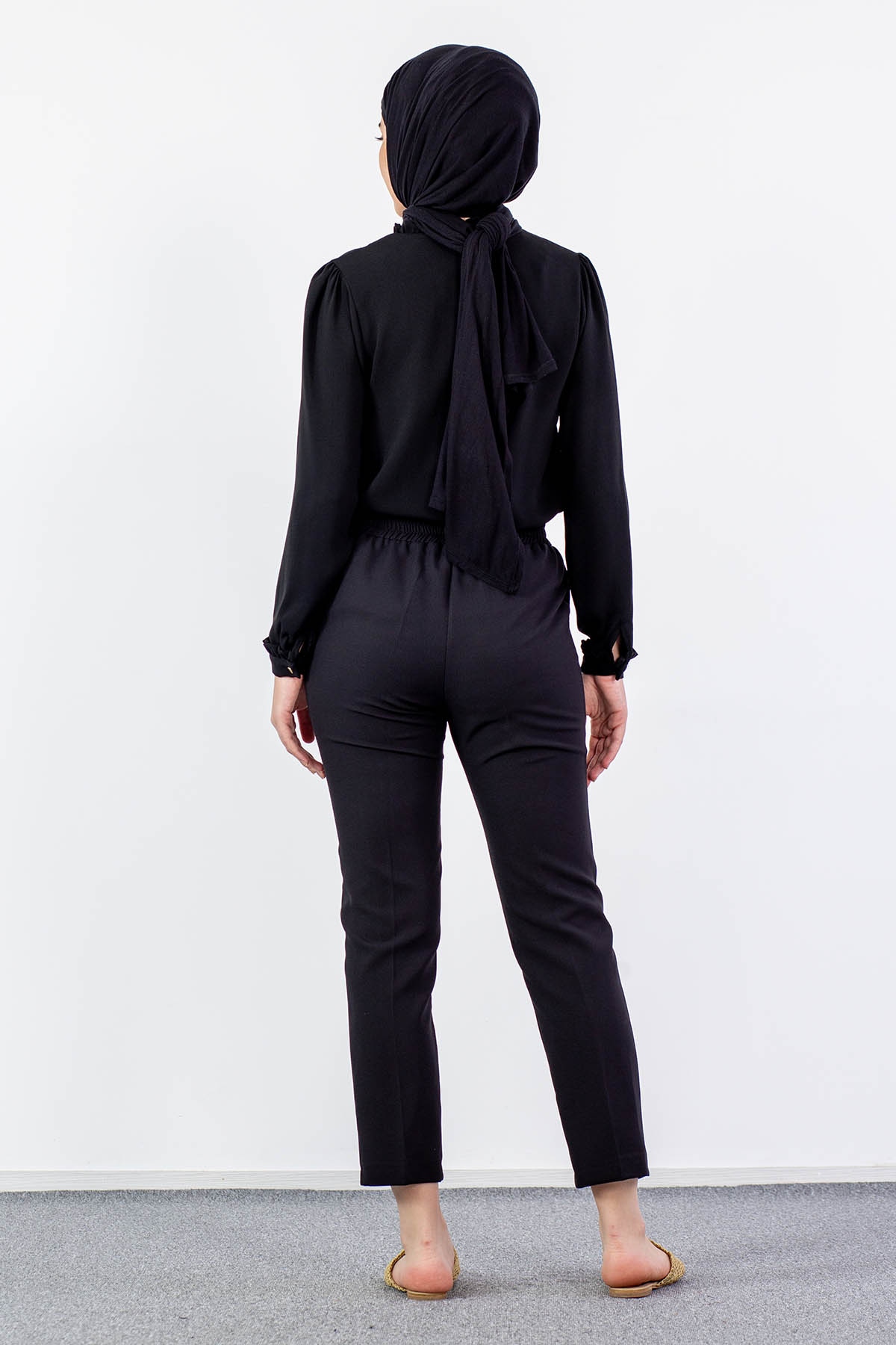 3312 Pantolon 38-48 - Siyah -- - 4