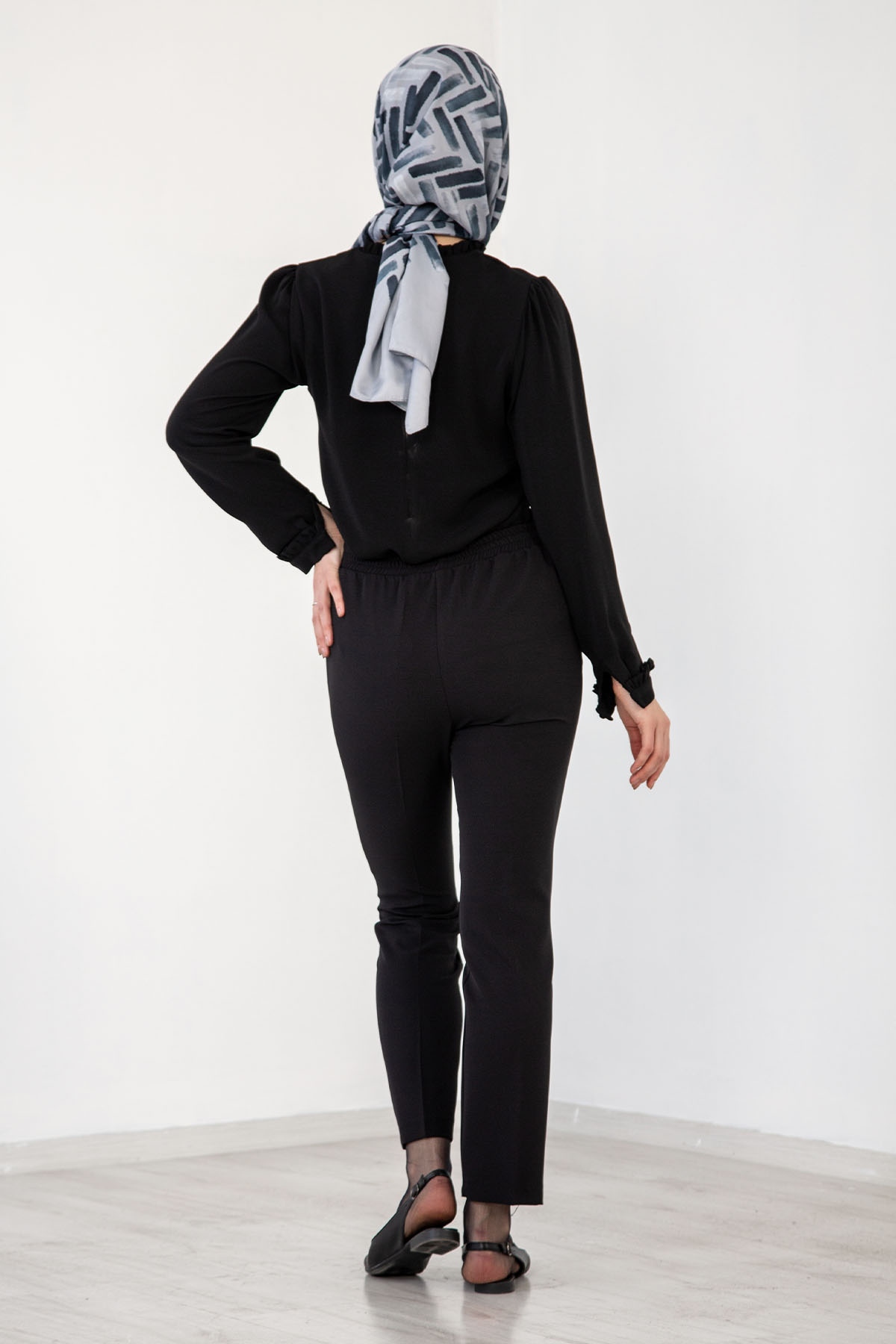 3312 Pantolon 38-48 - Siyah - - 5