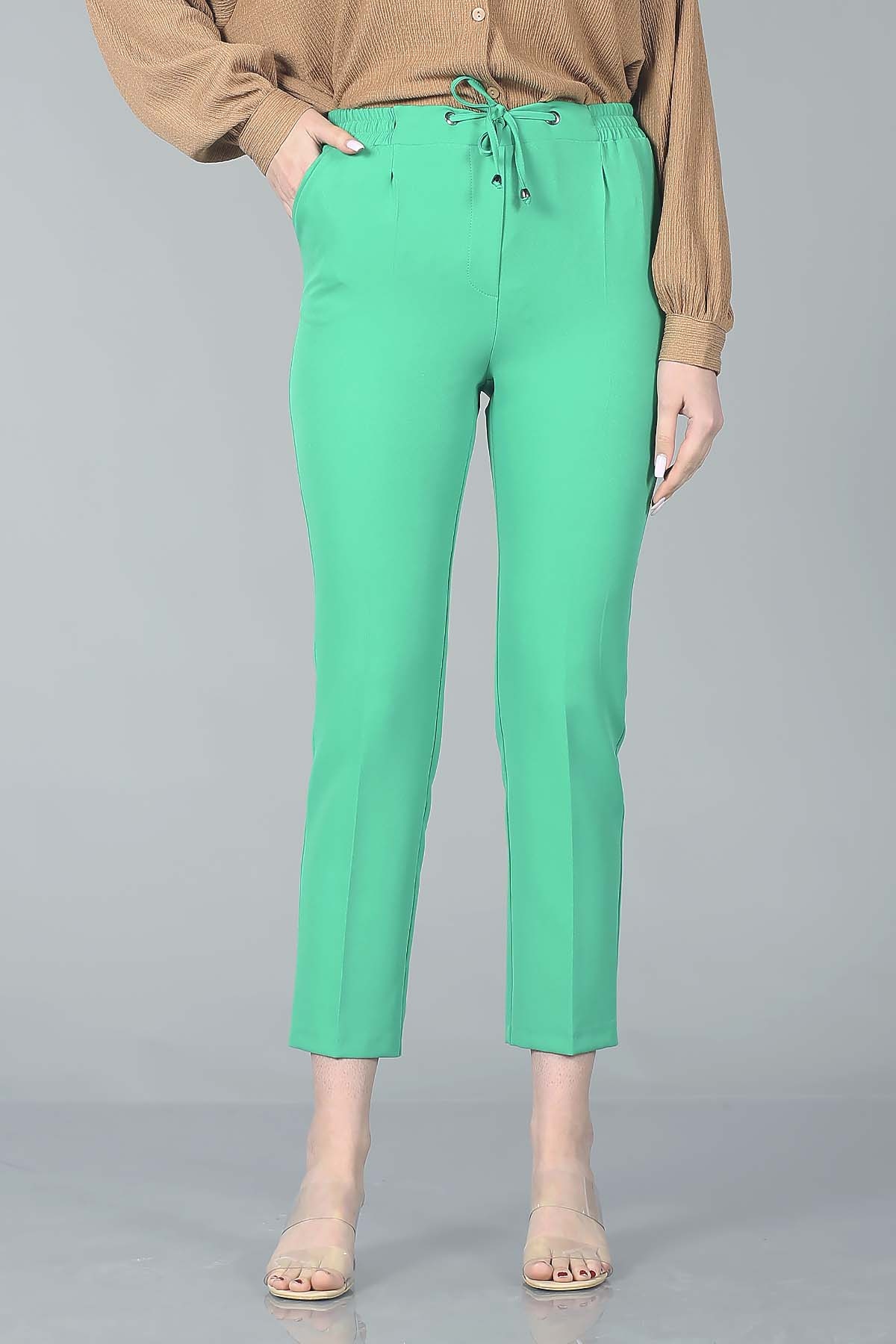 3312 Pantolon 38-48 - Yesil - 2