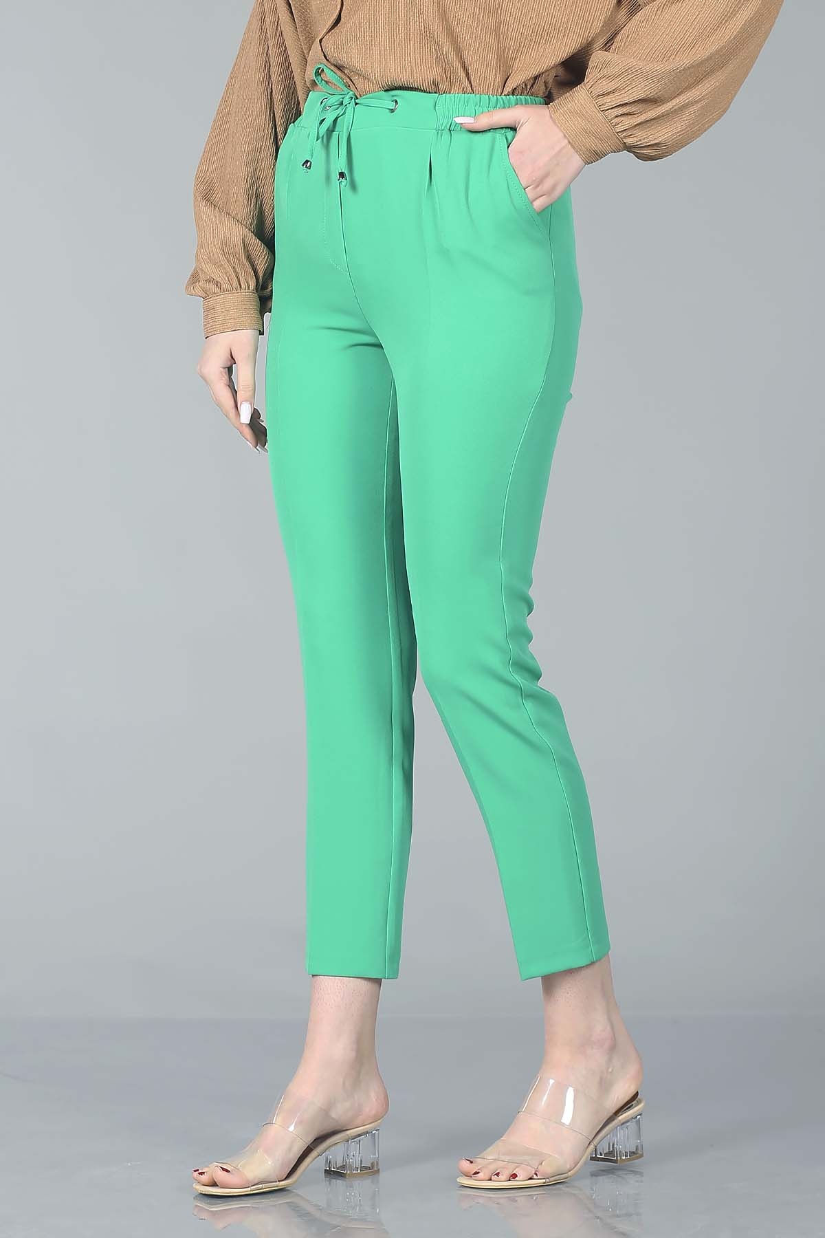 3312 Pantolon 38-48 - Yesil - 5