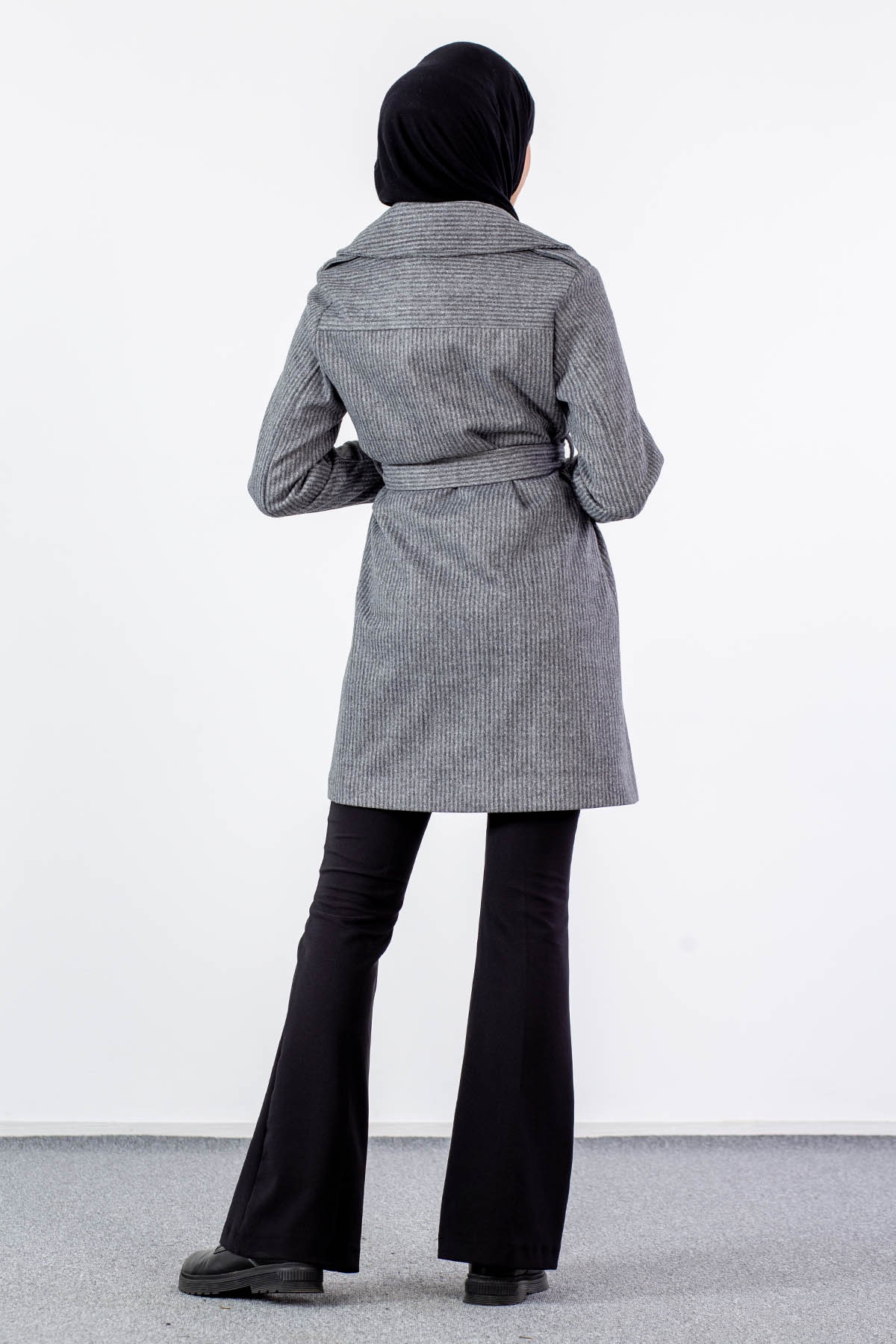 33143 çizgili Kap S-m-l-xl - Gri - 6