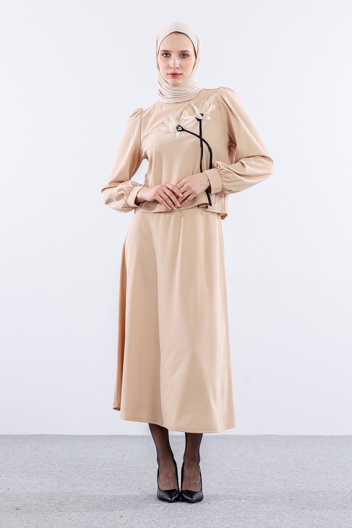 33161 E.takim S-m-l Pptya - Bej - 1