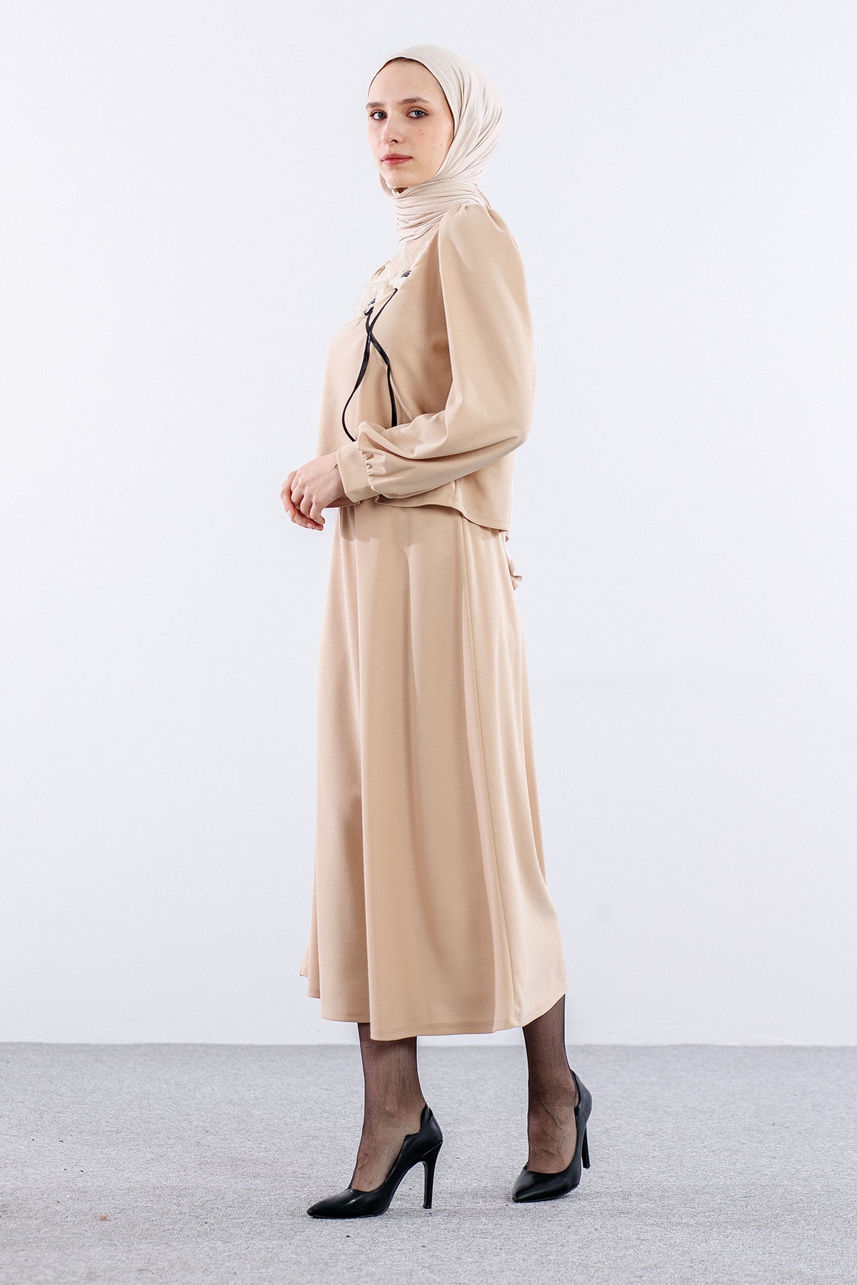 33161 E.takim S-m-l Pptya - Bej - 3