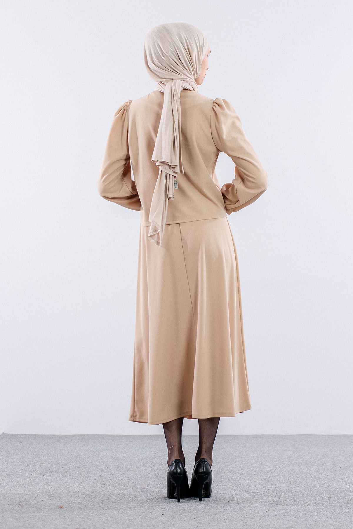 33161 E.takim S-m-l Pptya - Bej - 4